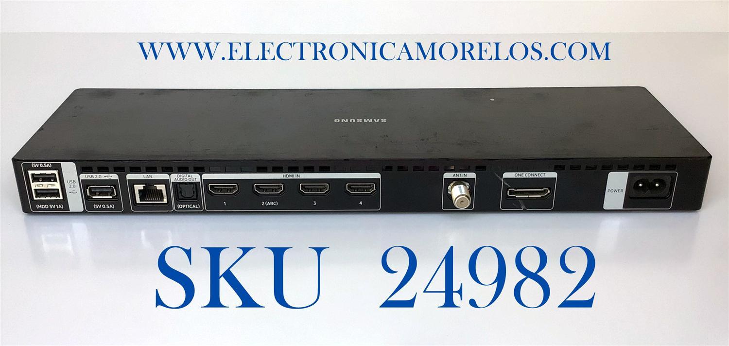 ONE CONNECT MODEL: SOC1000MA PARA TV SAMSUNG / NUMERO DE PARTE BN96-44749Q / MX10BN9644749QA652JAS0328 / SOC1000MA / MODELOS QN65Q7FDMFXZA AB03 / QN65Q7FAMFXZA