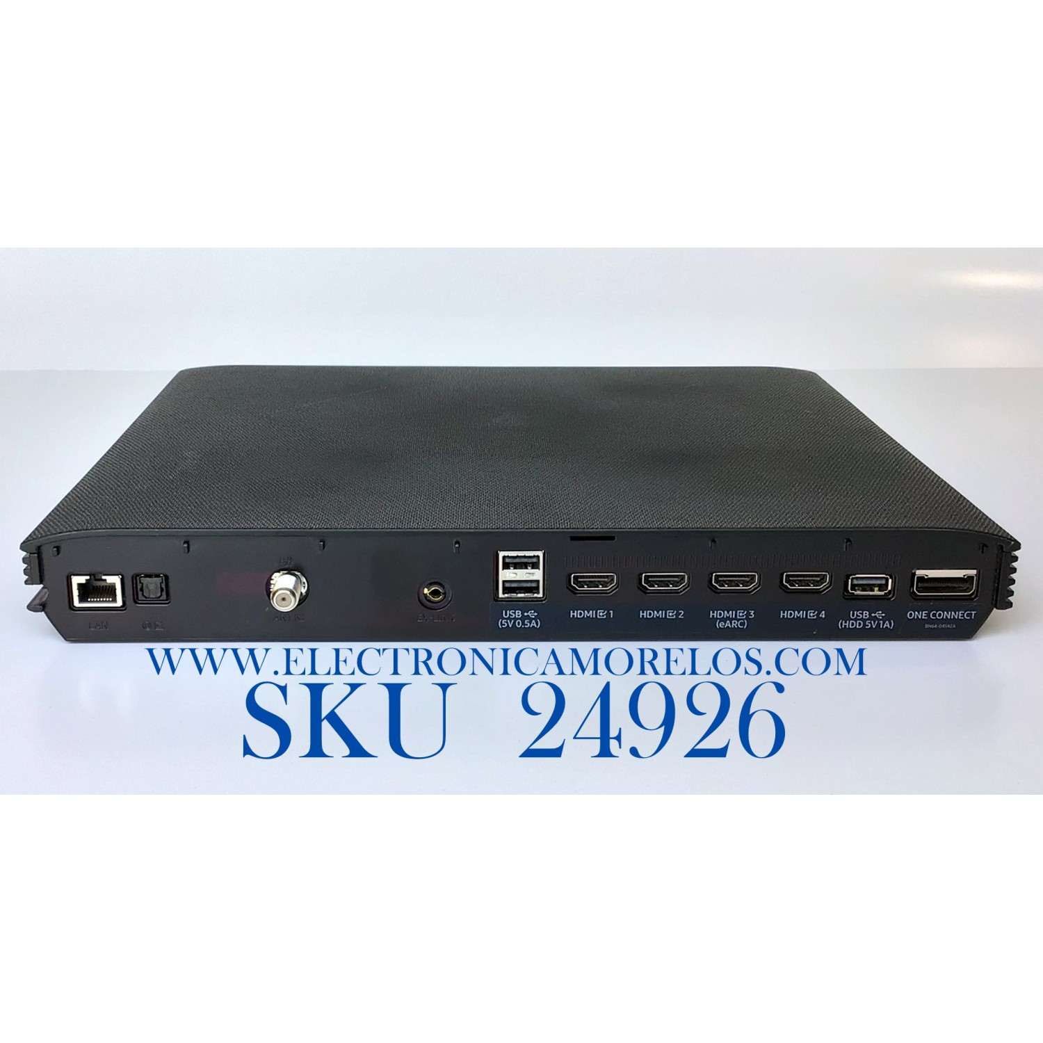 CAJA ONE CONNECT PARA TV SAMSUNG ((USADO)) / NUMERO DE PARTE BN96-52965A / BN44-01126A / BN9652965A / BN4401126A / SOC8001A / S0C8001A / MODELO QN65QN800 / QN65QN800AFXZA AB02