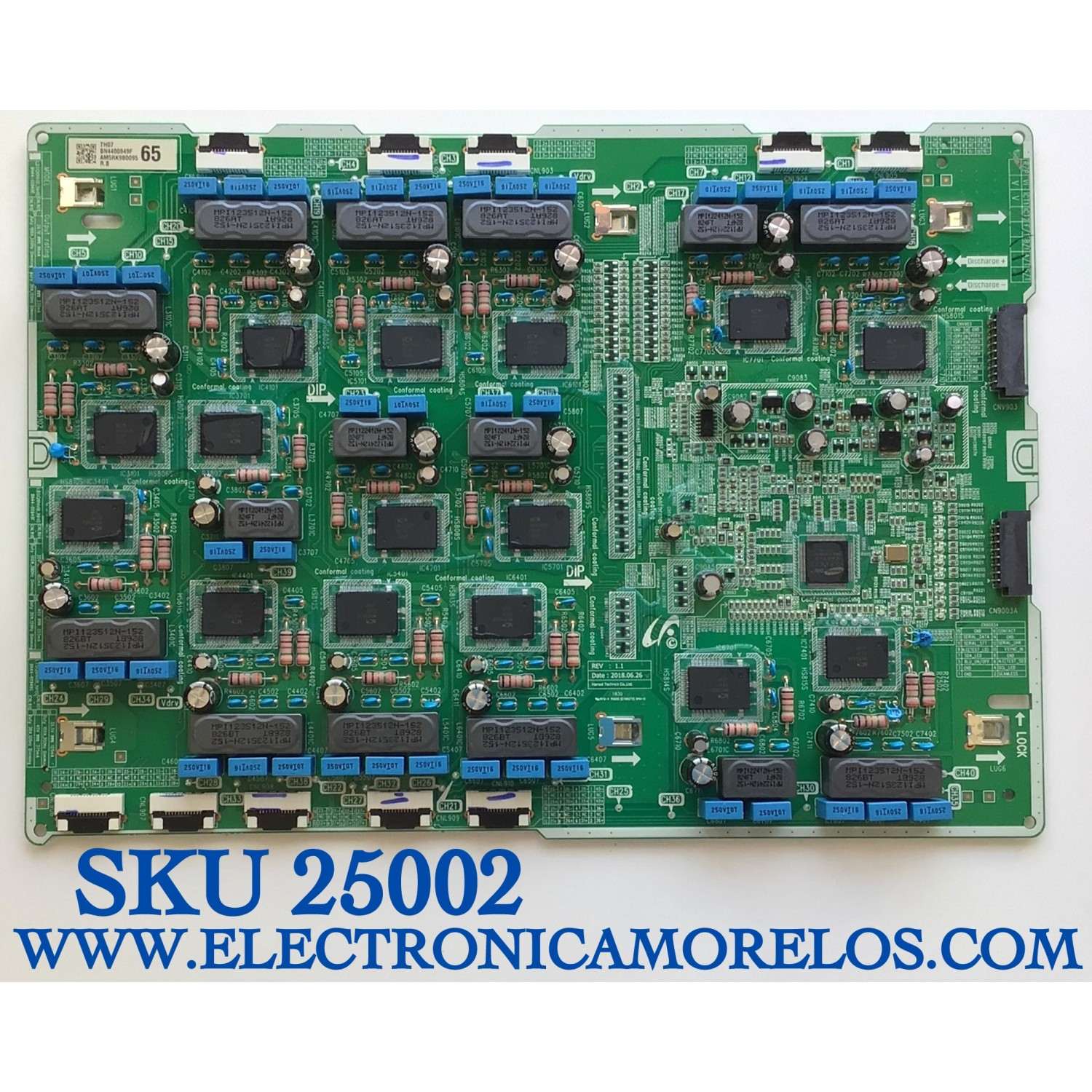 LED DRIVER PARA TV SAMSUNG NUMERO DE PARTE BN4400949F / L55Q8NVB_NHS / BN44-00949E / BN44-00949F / BN44-0949G / MODELO QN65Q8FNBFXZA