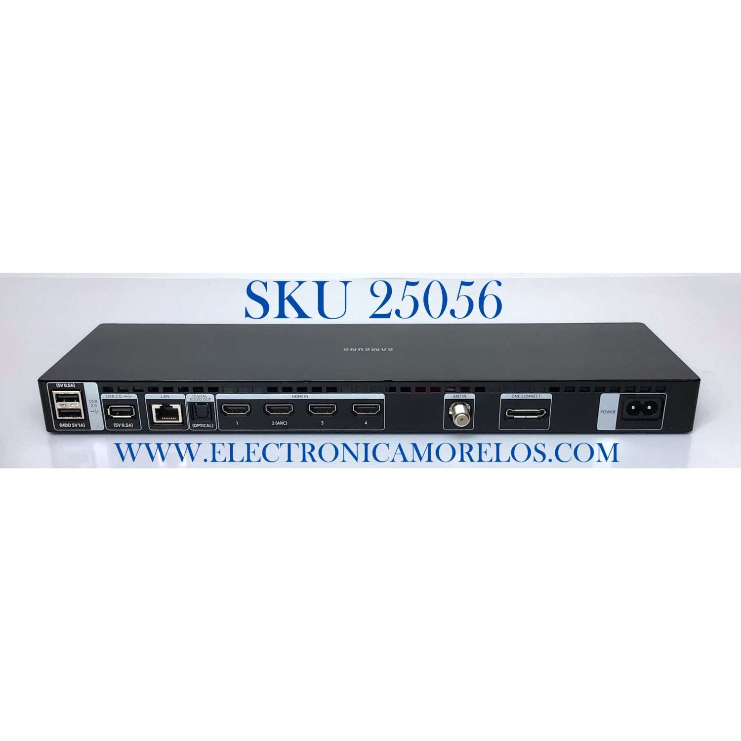 ONE CONNECT MODEL: SOC100MA  PARA TV SAMSUNG ((USADO)) / NUMERO DE PARTE BN96-44634A / SUSTITUTO EQUIVALENTE BN91-18954J / MX10BN964463AA656J8N0292 / BN964463A / SOC100MA / MODELOS QN65Q7FAMFXZA / QN65Q7FAMFXZA FB04