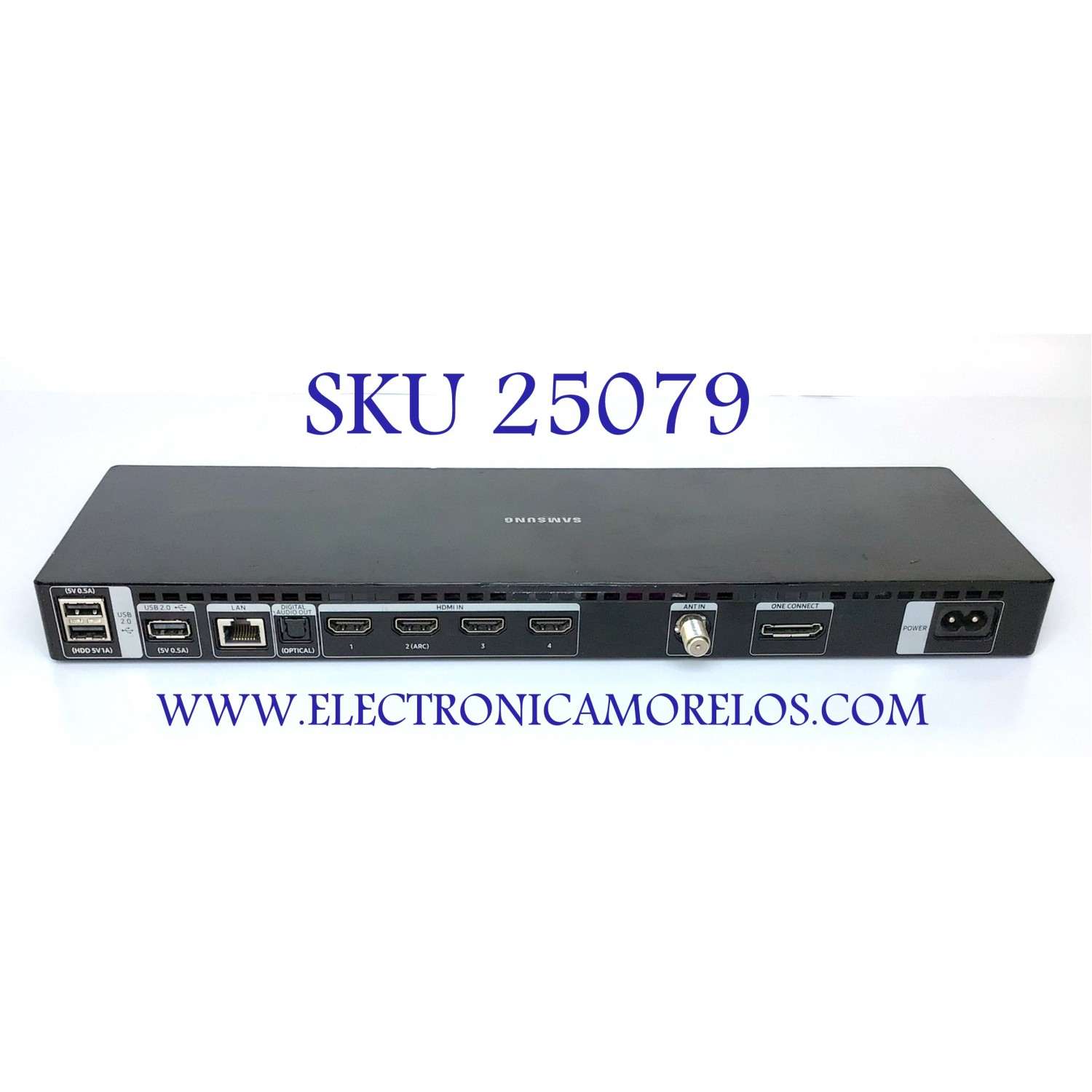 ONE CONNECT MODEL: SOC1000MA PARA TV SAMSUNG ((USADO)) NUMERO DE PARTE BN96-44662A / SOC1000MA / BN9644662A / SUSTITUTOS EQUIVALENTES BN91-19082A / BN94-12678K / BN94-12227A / MX10BN9644662AA656J8N797 / MODELO QN65Q7FDMFXZA FA02 / QN65Q7FDMFXZA