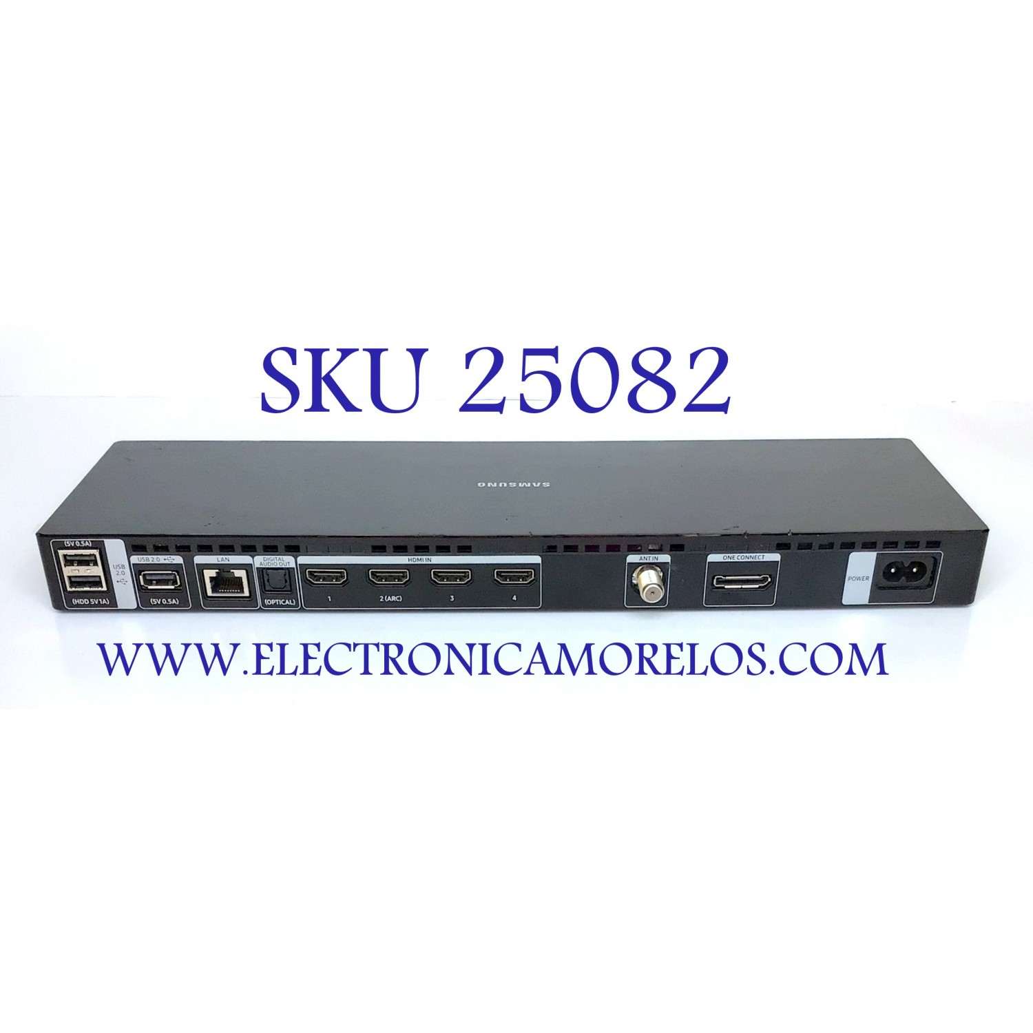 ONE CONNECT MODEL: SOC1000MA PARA TV SAMSUNG ((USADO)) NUMERO DE PARTE BN96-44730A / SOC1000MA / BN9644730A / MX10BN9644730AA652JAS0047 / QC19SA101267 / MODELOS QN88Q9FAMFXZA FA01 / QN88Q9FAMFXZA