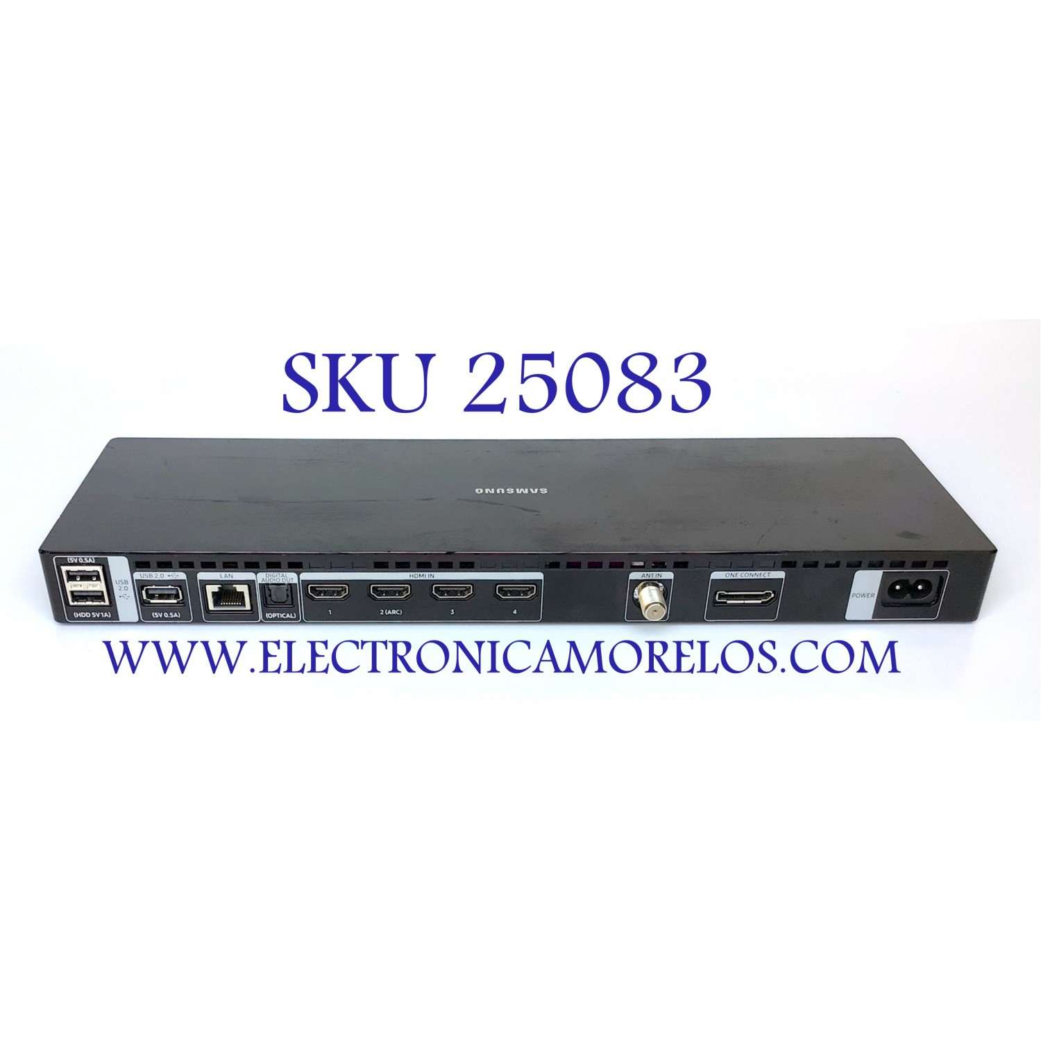 ONE CONNECT MODEL: SOC1000MA PARA TV SAMSUNG ((USADO)) NUMERO DE PARTE BN96-44631A / SOC1000MA / BN9644631A / SUSTITUTO EQUIVALENTE BN91-18949Q / MX10BN9644631AA656J9E0026 / MODELOS QN75Q9FAMFXZA AA01 / QN75Q9FAMFXZA