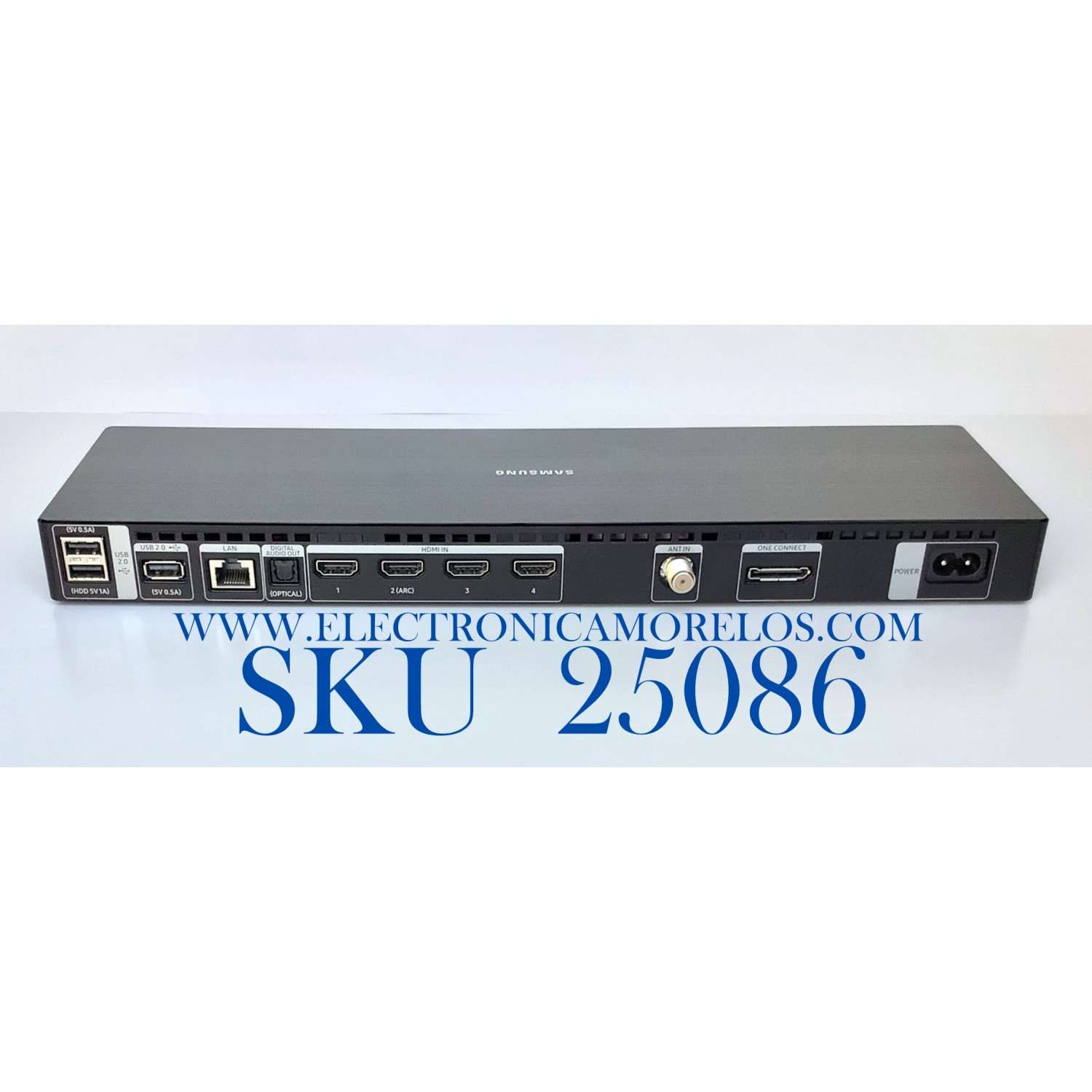 ONE CONNECT MODEL: SOC1000MA PARA TV SAMSUNG ((USADO)) NUMERO DE PARTE BN91-18949K / SUSTITUTOS EQIUVALENTES / BN96-44627A / BN94-12490C / MX10BN9118949KA664J3D0073 / BN9118949K / SOC1000MA / MODELOS QN75Q7FAMFXZA AA01 / QN75Q7FAMFXZA