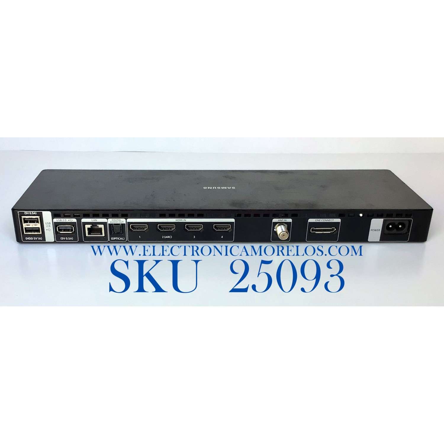 ONE CONNECT MODEL: SOC1000MA PARA TV SAMSUNG ((USADO)) NUMERO DE PARTE BN96-44646A / MX10BN9644646AA656J9D0113 / BN9644646A / SOC1000MA / PARTE SUSTITUTA BN94-12678T / MODELOS QN55Q7FDMFXZA / QN55Q7FDMFXZA AA01