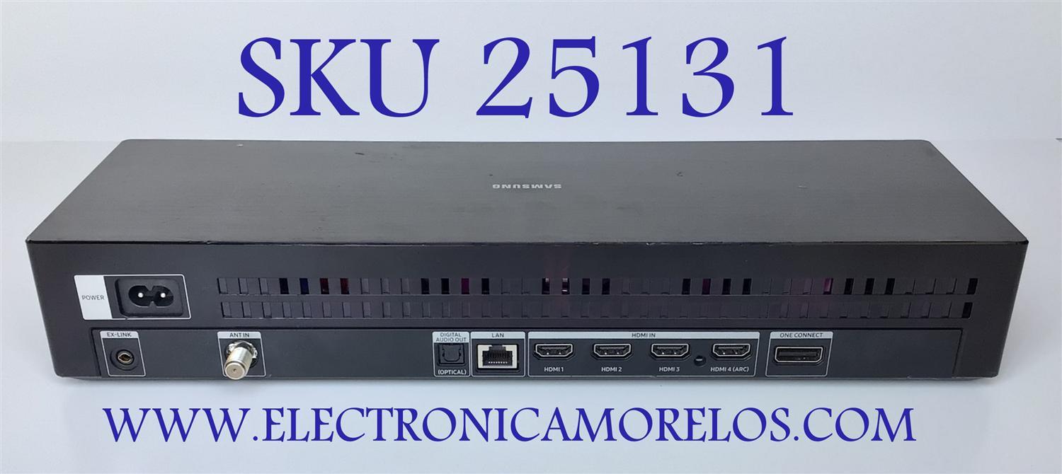 ONE CONNECT MODEL: SOC1003N PARA TV SAMSUNG ((USADO)) NUMERO DE PARTE BN96-46074K / BN44-00935B / MX10BN9646074KA630KC50045 / VNL1BN4400935BDY82KATH0KP / SOC1003N / MODELO QN75Q7FNAFXZA DB04