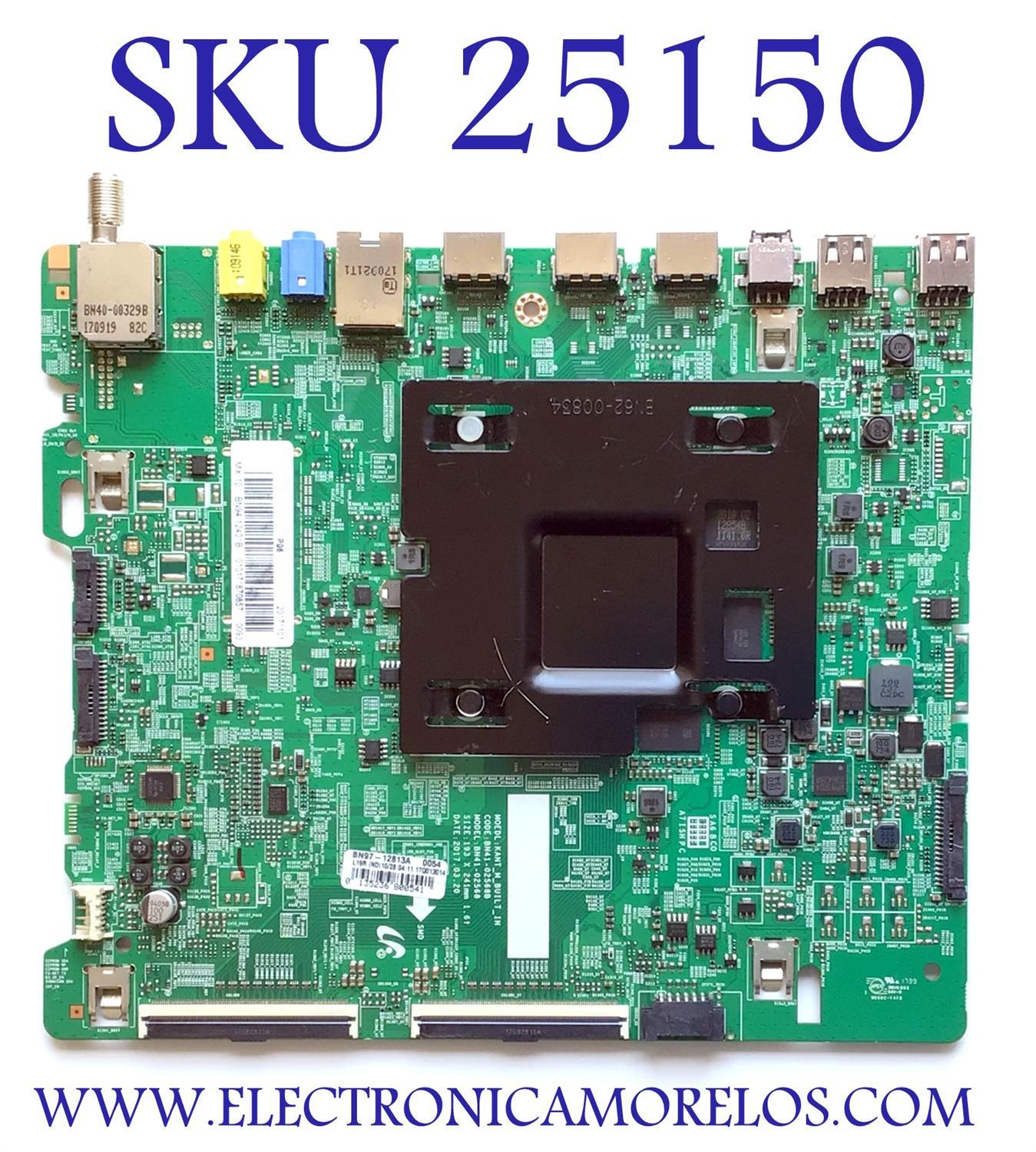 MAIN PARA TV SAMSUNG NUMERO DE PARTE BN94-12401B / BN41-02568B / BN97-12813A / BN9412401B / MODELO UN55MU700DFXZA