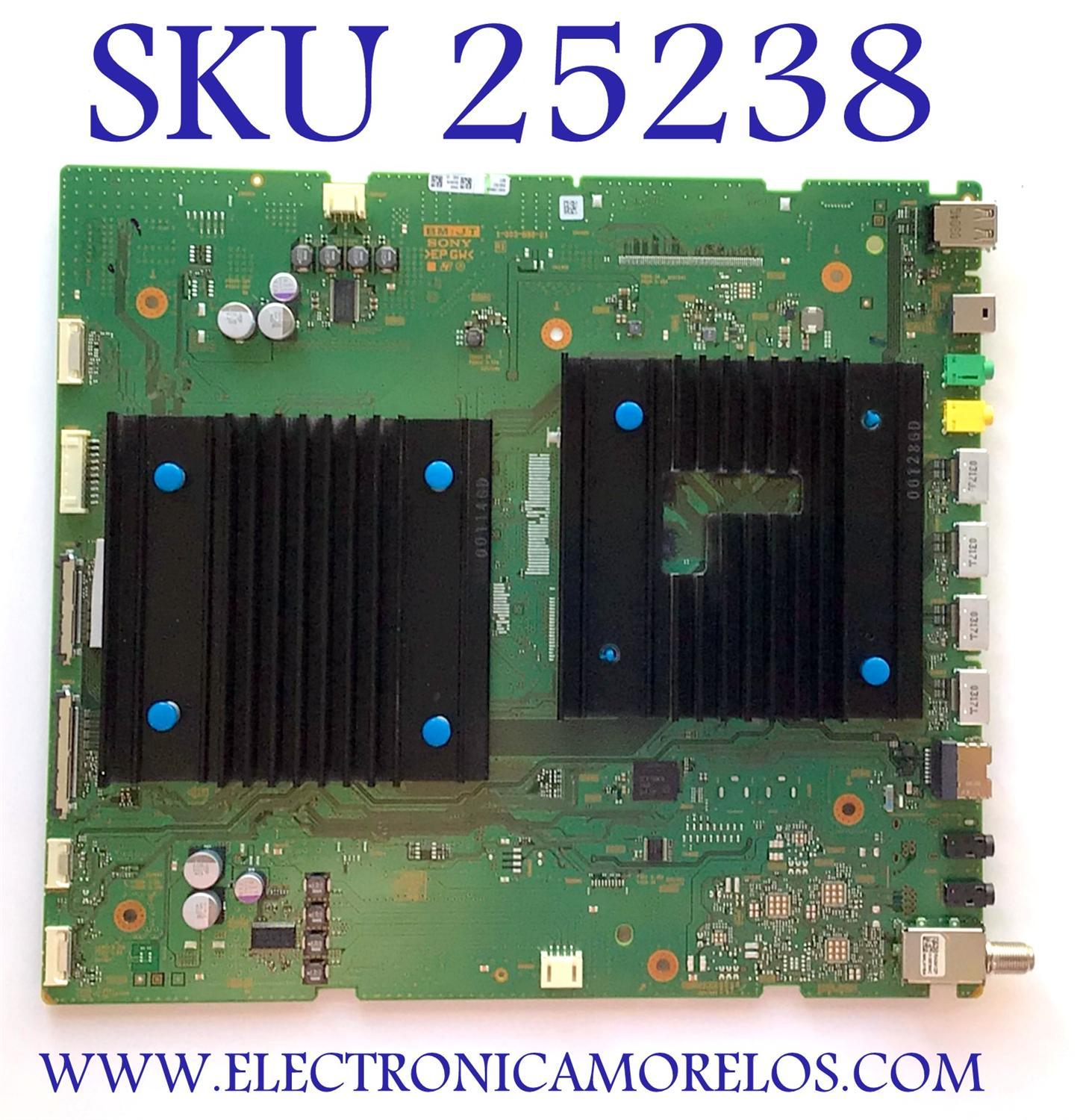 MAIN PARA TV SONY BRAVIA 4K·UHD·HDR SMART TV / NUMERO DE PARTE A5011882A 098 / 1-003-688-21 / A-5011-882-A 098 / 100368821 / A-5011-896-A / PANEL YDAF055DNU01 / DISPLAY T550QVN07.5 / MODELO XBR-55X950H / XBR55X950H