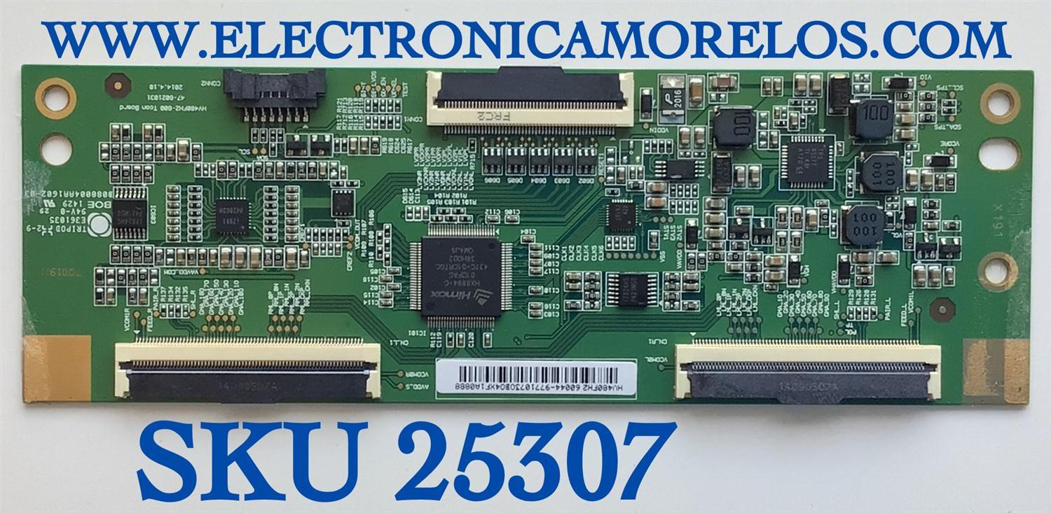 T-CON PARA TV VIOS / NUMERO DE PARTE 44-9771073O / HV480FH2 / 44-97710730B / 47-6021031 / HV480FH2-600 / B088004AA1602-03 / PANEL CN48HC820 / DISPLAY HV480FH2-600 / MODELOS VLEDTV4814 / HG48AD560TJXXZ