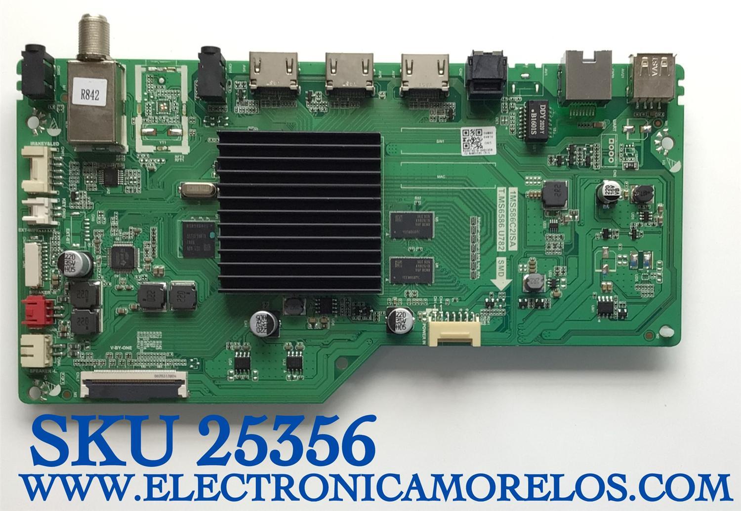 MAIN PARA TV PIONEER / 02-MAMS6586-CB15 / 1MS586C2ISA / T.MS6586.U782 / B20074570-0A01258 / ESTA TARJETA ES CHINA Y ES UTILIZADA EN DIFERENTES MARCAS Y MODELOS / ENTRAR A DESCRIPCIÓN DEL PRODUCTO 