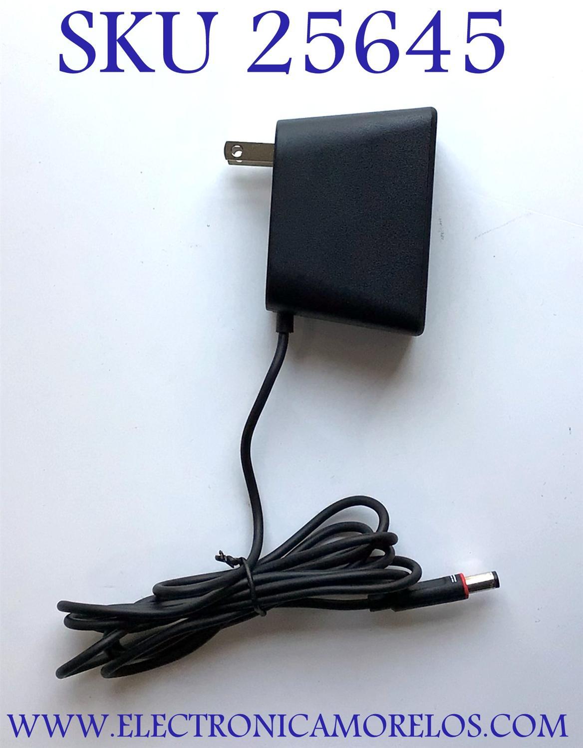 ADAPTADOR AXFINITY NUMERO DE PARTE NBC36B120300VU / EPS-3 / IMPUT: 100-120V ~ ,50/60HZ, 1.0A / 12.0V 3.0A / E344329 / MODELO NBC36B120300VU