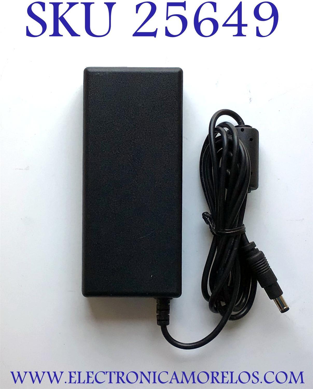 ADAPTADOR LITEON NUMERO DE PARTE 4019611B / LIN15210234 / 100-120V ~ 1A 60HZ / 12V 2.5A 30W MAX / MODELO PB-1300-02SA-ROHS