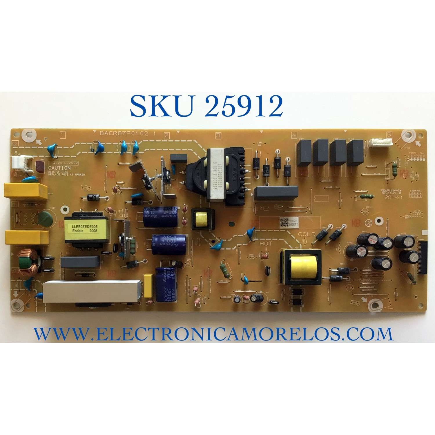 FUENTE DE PODER PARA TV PHILIPS / NUMERO DE PARTE ABG8DMPWT / ABG8D-MPWT / BACR8ZF01021 / BACR8ZF0102 1 / MODELO 65PFL5604/F7