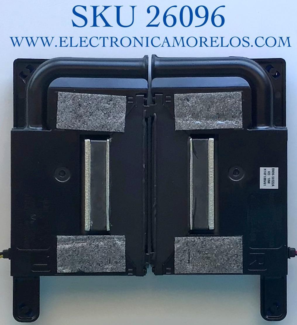 KIT DE BOCINAS(2 BOCINAS) PARA TV SAMSUNG NUMERO DE PARTE BN96-50322A / BN63-18748X001 / BN63-18751X001 / PANEL CY-PT270BNLV1H / MODELO LC27T550FDNXZA 