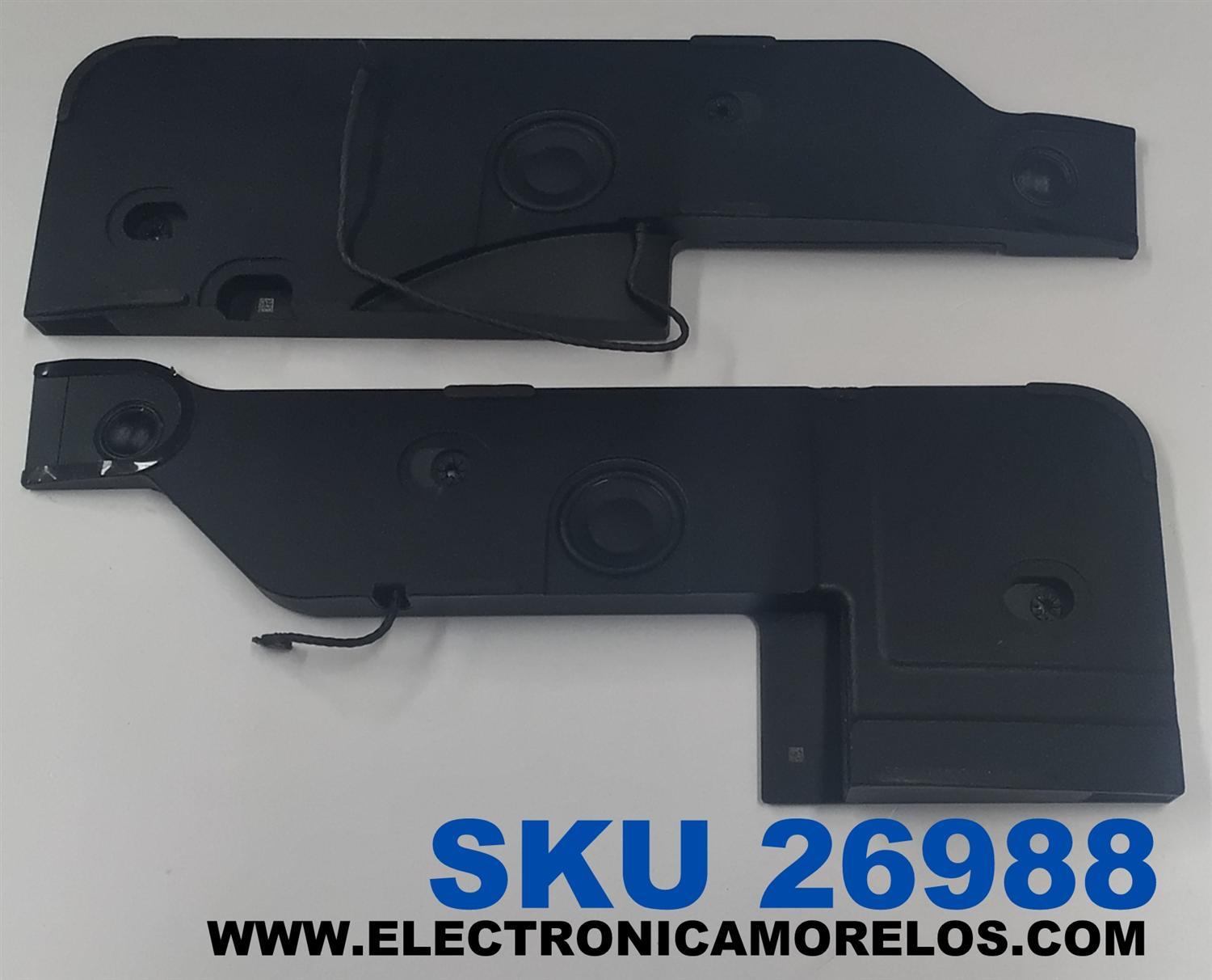 KIT DE BOCINAS PARA COMPUTADORA APPLE IMAC ORIGINAL 2 PIEZAS / NUMERO DE PARTE ADP-300AF T / XU100150-13002 / 02-6712-6700 / 2949012602 / MODELO A1419 27 PULGADAS