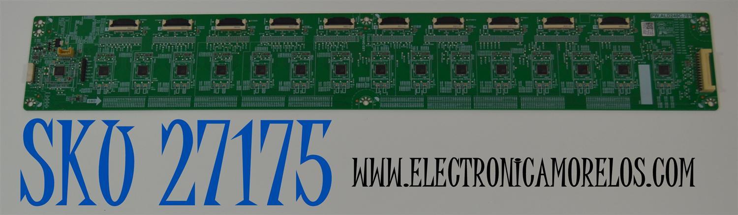 LED DRIVER ORIGINAL PARA TV PANASONIC / NUMERO DE PARTE 81-BLI24X-C245002 / PW.ALD240C.781 / PW.ALD240C.781-M-04 / PW.ALD240C.781_A7.1_2 / E203640 / 2605W52A0 / 231207 / PANEL LVU650CSDX E0340 / DISPLAY ST6451D07-2 Ver.2.1 / MODELO TX-65MX950E