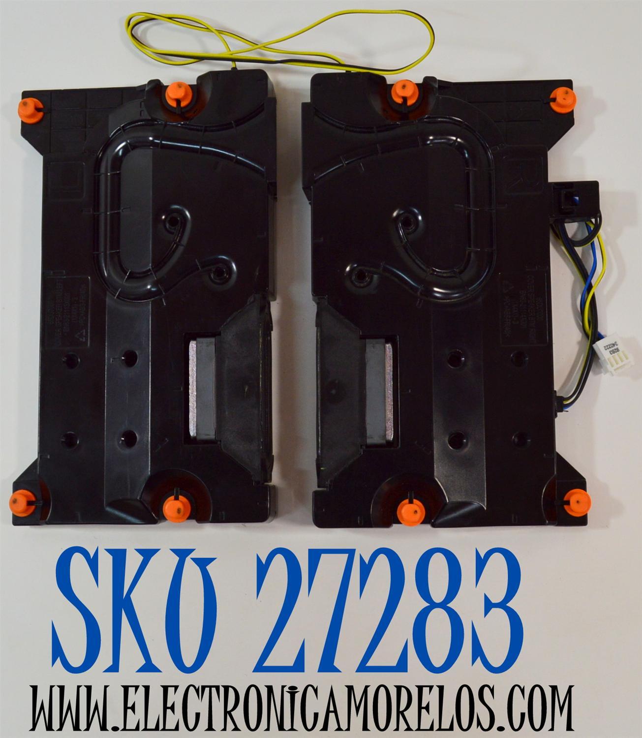 KIT DE BOCINAS ORIGINAL PARA TV SAMSUNG 2 PIEZAS / NUMERO DE PARTE BN96-58392B / BN9658392B / BN63-21113X001 / BN63-21114X001 / BN63-21115X001 / BN63-21116X001 / 65DU7000 / 6Ω / 10W / B34C13SV23 / MODELO UN70DU7200FXZA / UN70DU7200FXZA UB01 / UN70DU7000