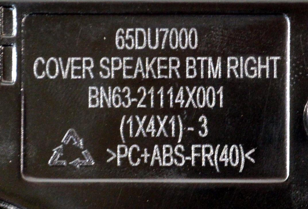 KIT DE BOCINAS ORIGINAL PARA TV SAMSUNG 2 PIEZAS / NUMERO DE PARTE BN96-58392B / BN9658392B / BN63-21113X001 / BN63-21114X001 / BN63-21115X001 / BN63-21116X001 / 65DU7000 / 6Ω / 10W / B34C13SV23 / MODELO UN70DU7200FXZA / UN70DU7200FXZA UB01 / UN70DU7000 - Imagen 4