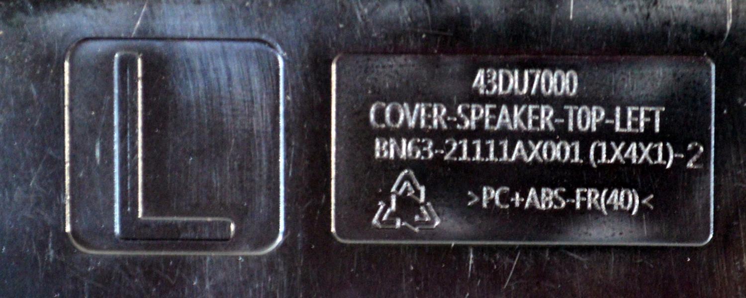 KIT DE BOCINAS ORIGINAL PARA TV SAMSUNG 2 PIEZAS / NUMERO DE PARTE BN96-58391D / BN63-21112AX001 / BN63-21111AX001 / BN63-21110AX001 / BN63-21109AX001 / BN9658391D / 43DU7000 / 6Ω / 10W / B34B01SV23 / MODELO UN60DU6900FXZA / UN60DU7000FXZX - Imagen 4