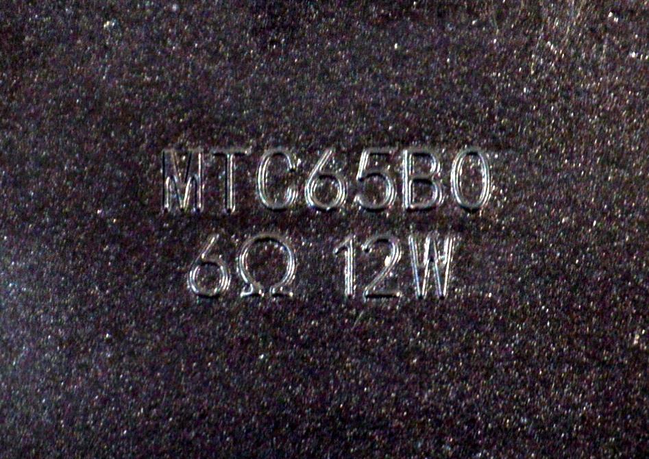 KIT DE BOCINAS ORIGINAL PARA TV VIZIO 2 PIEZAS / NUMERO DE PARTE MTC65B0 / 6Ω / 12W / MODELO V4K65M-0810 / V4K65M-0810 LMC1VHA / 100012586 55" - Imagen 2