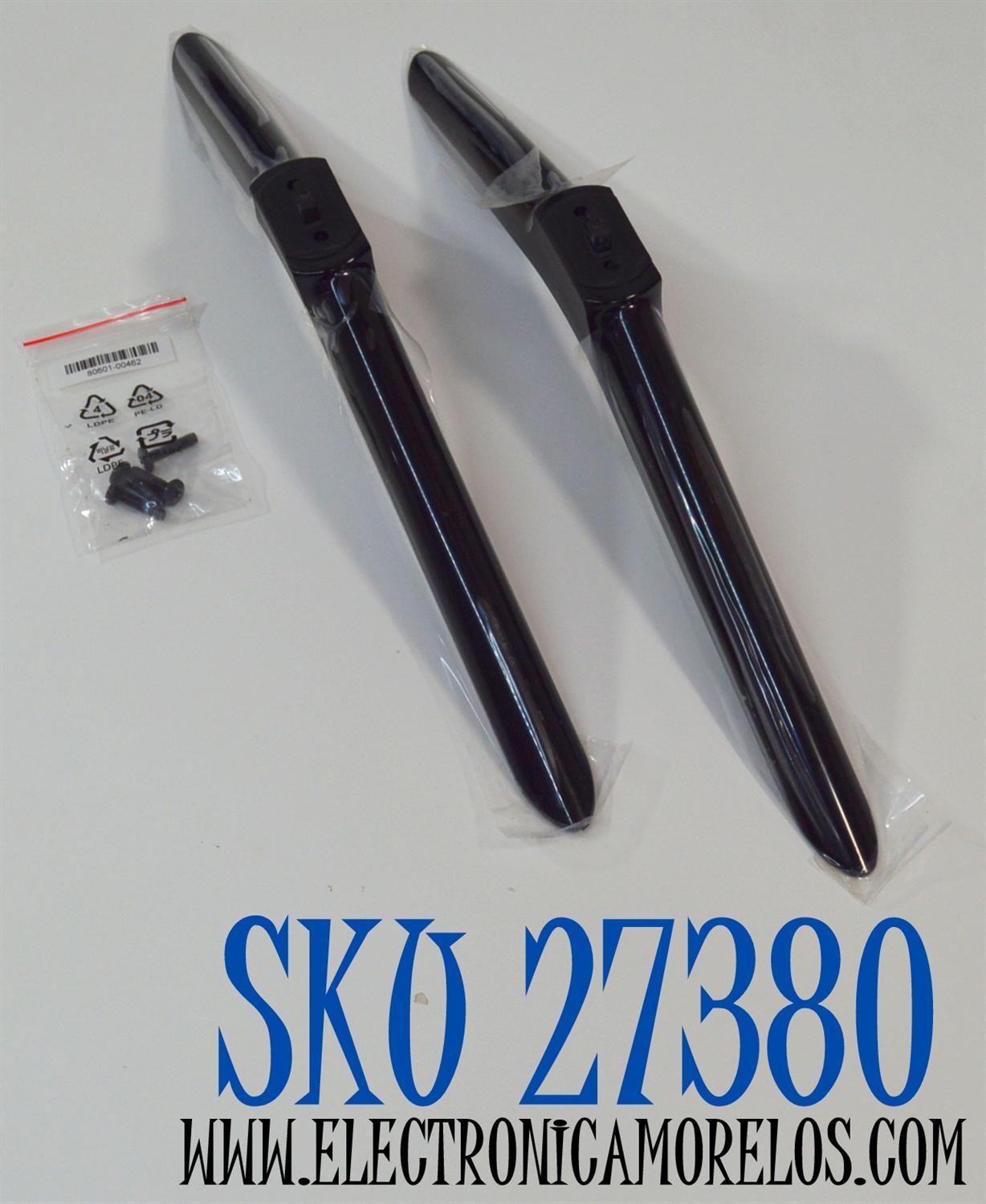 KIT DE BASES ORIGINAL NUEVAS PARA TV LG 2 PIEZAS / NUMERO DE PARTE 80302-05253 / 81302-052012416BU003443 / 81302-052012416BU003403 / MODELO 65UT7570PUB / 65UT7570PUB.CUSFBH / 65UT73 / 65UT75 / 55UT75 / 50UT75
