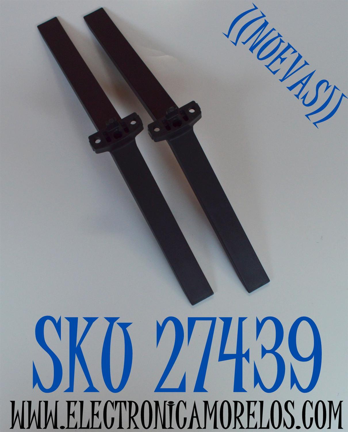 KIT DE BASES ORIGINAL NUEVAS PARA TV LG 2 PIEZAS / NUMERO DE PARTE MEZ69071701 / MEZ69071708 / MEZ69071701(REV01) / MEZ69071708(REV00) / MAM660025 / MODELO 86UQ90 / 70" / 75"