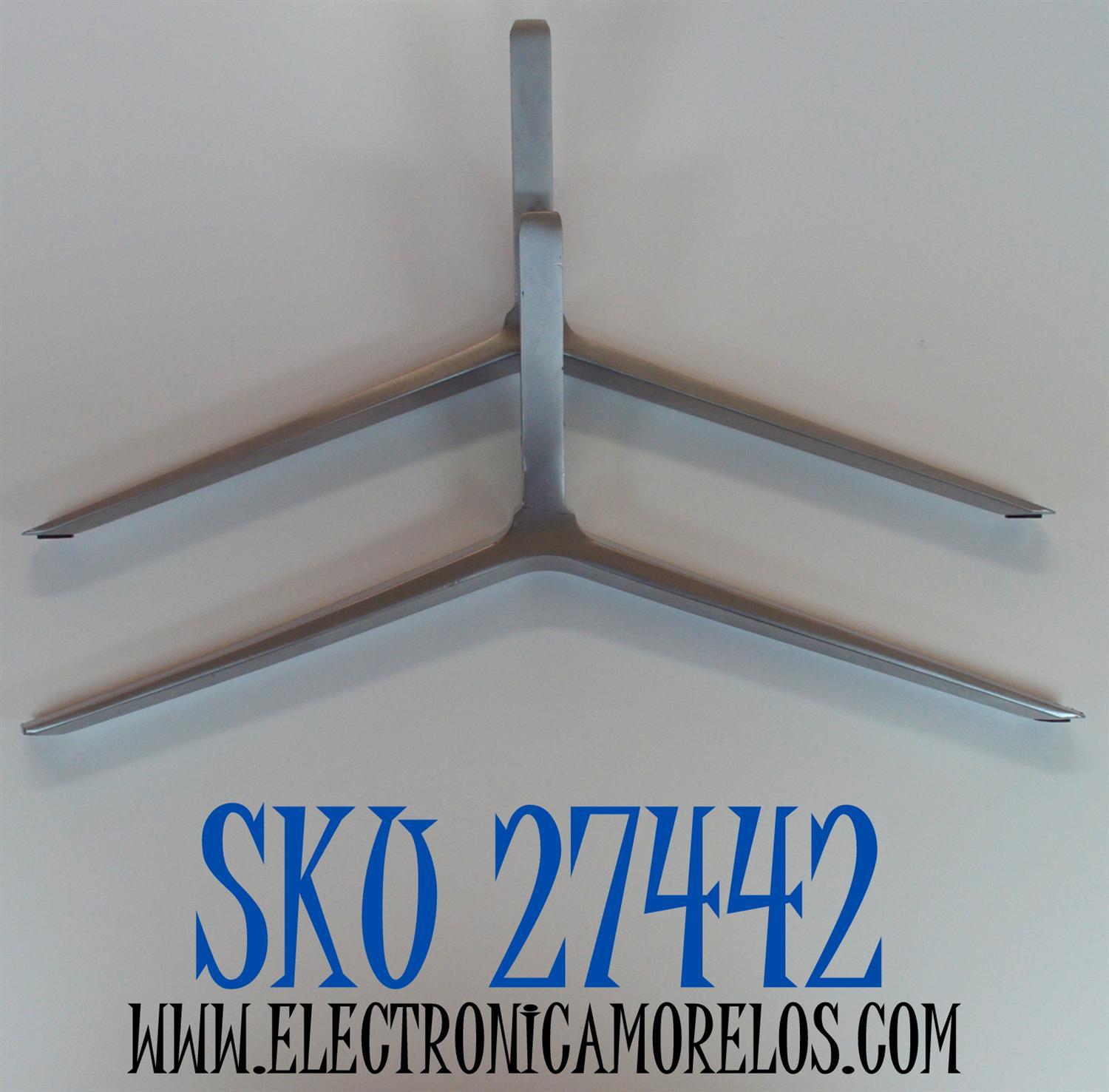 KIT DE BASES ORIGINAL PARA TV VIZIO 2 PIEZAS / NUMERO DE PARTE X2018192011WK / MODELO M75-C1 / M65-C1