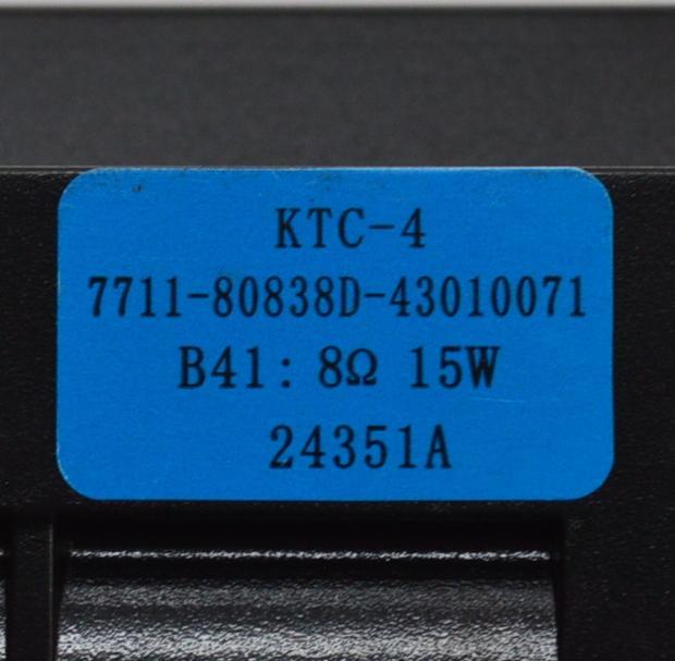 KIT DE BOCINAS ORIGINAL PARA TV ONN 2 PIEZAS / NUMERO DE PARTE 24351A / 7711-80838D / 43010081 / 8Ω / 15W / 43010071 / MODELO 100044717 75" - Imagen 3