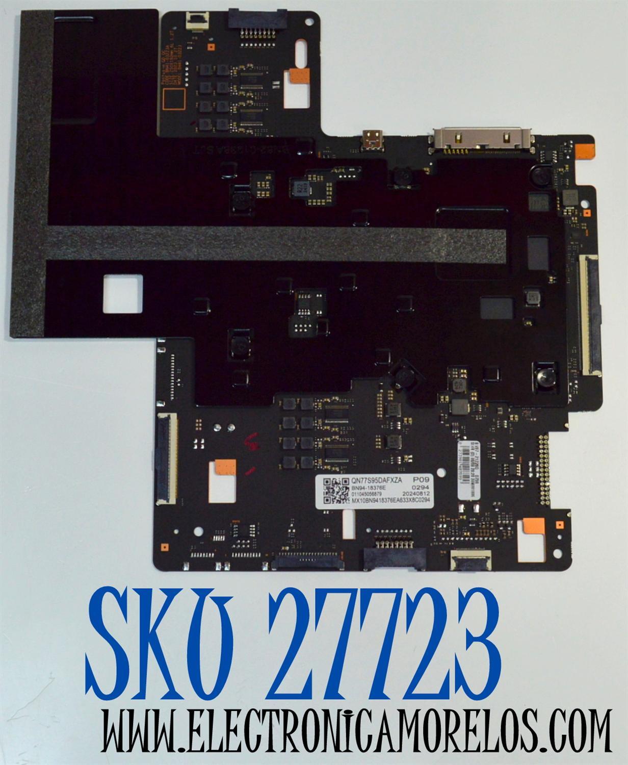 MAIN ORIGINAL PARA TV SAMSUNG 4K UHD HDR SMART TV / NUMERO DE PARTE BN94-18376E / BN41-03223A / BN41-03223 / BN9418376E / BN97-21226Q / BN96-56777F / BN96-000000 / PANEL CY-AD077FLLV2H / MODELO QN77S95DDFXZA FD01 / QN77S95DAFXZA