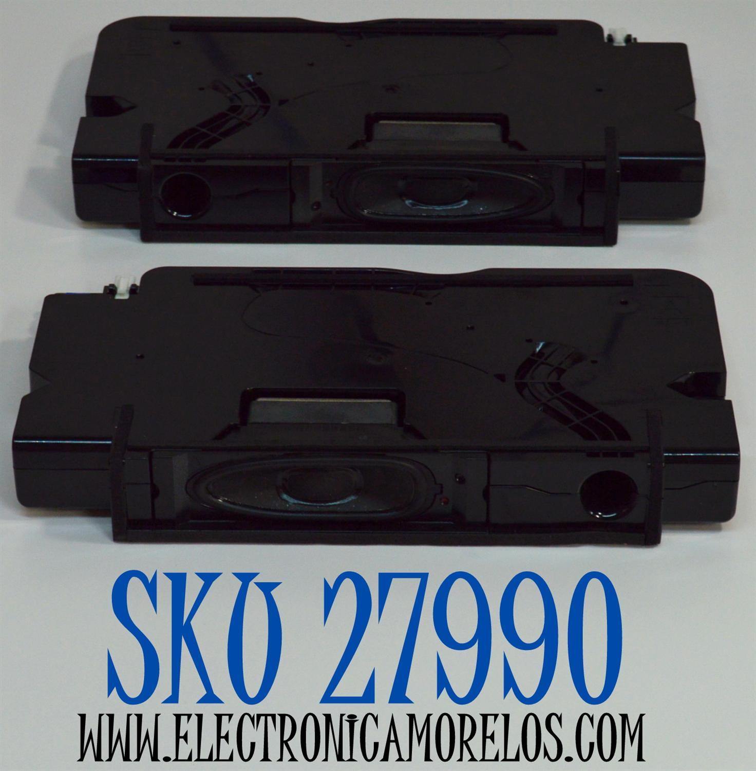 KIT DE BOCINAS ORIGINAL PARA TV SONY 2 PIEZAS / NUMERO DE PARTE 1016432 / 101643251 / 101643261 / 114I05 / 144I01 / MODELO XR-65X90CL / XR65X90CL