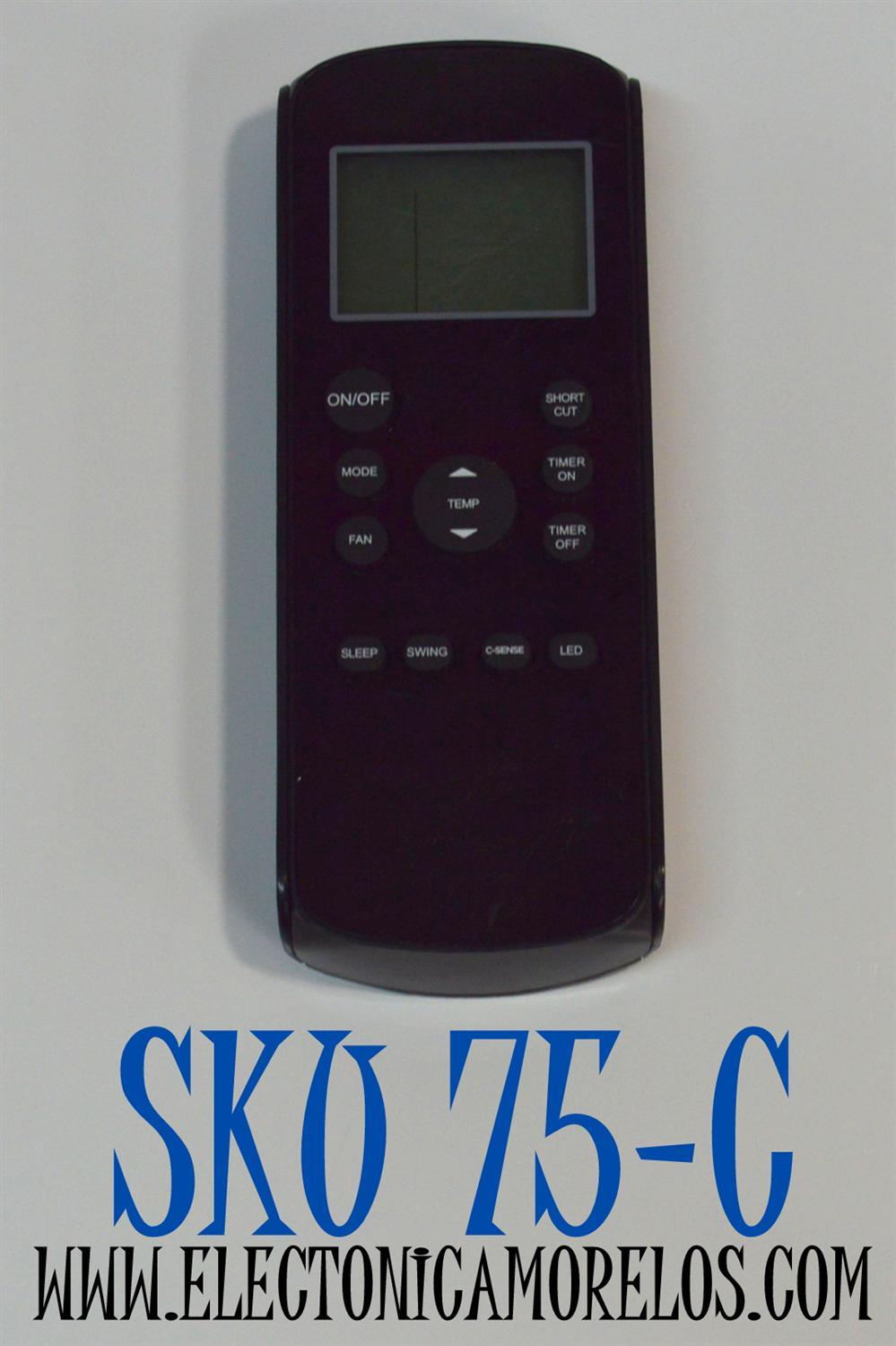 CONTROL REMOTO PARA AIRE ACONDICIONADO PORTATIL/MINI SPLIT MIDEA / COMPATIBLE CON LA MARCA ARCTIC KING / NUMERO DE PARTE RG57H4 / RG57H4B/BGEFU1-B / RG57A/BGEF / Z2101291012491 / 17317000008858 /R07/BGE / R07/BGCE / RG58B/BGE /RG58B1/BGE / R51M/E / R11HG