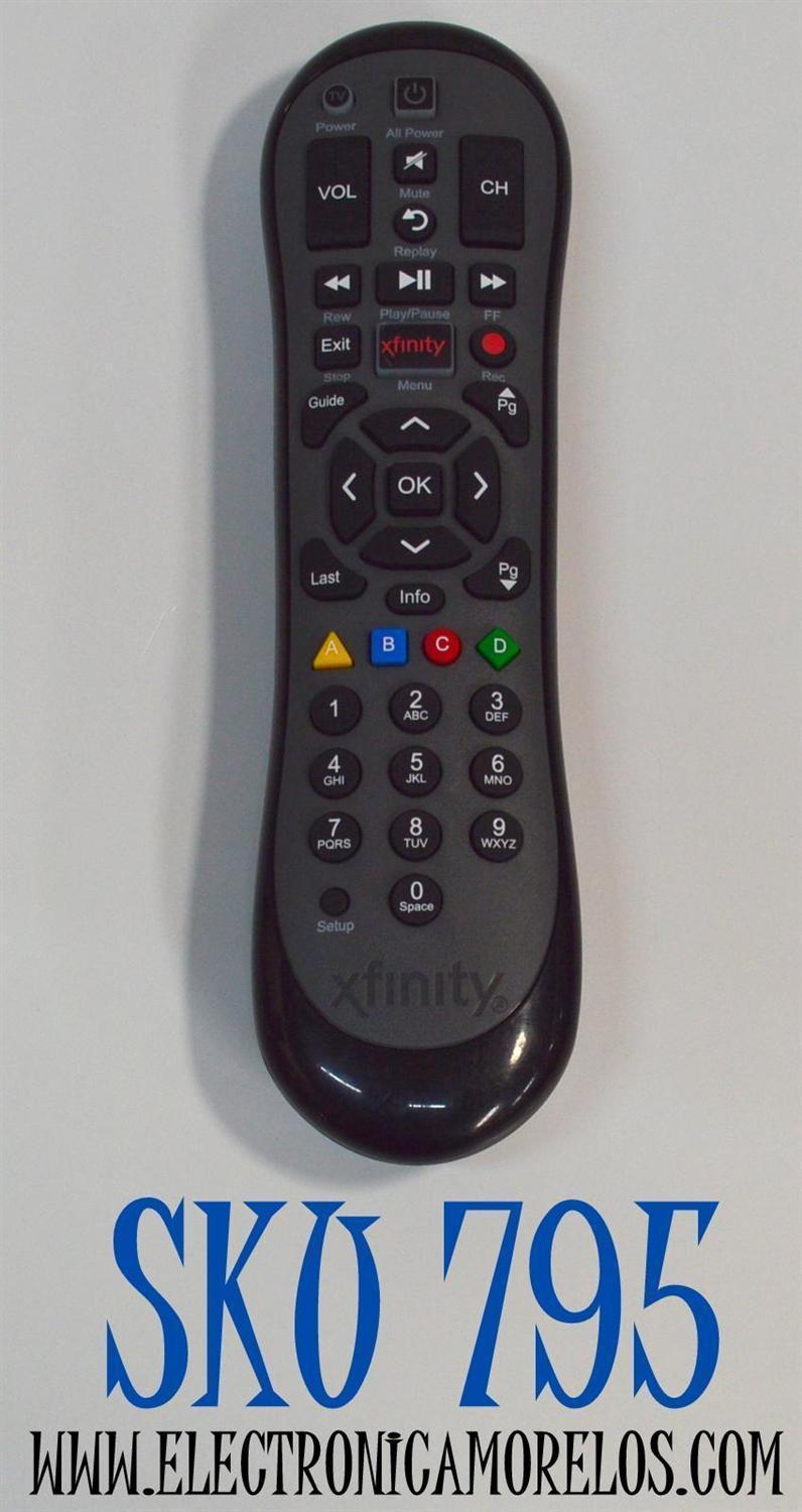 CONTROL REMOTO ORIGINAL PARA DECODIFICADORES Y TV. XFINITY / NUMERO DE PARTE XR2 / MG3-4268 / URC-4268BC0-XXXX-R /P11305-C04 / TX4CEB29A / TX4CEB29C1 / URC-4269BC1-1-R /URC-4268BC0 / FUNCIONA CON DECODIFICADORES XFINITY DVR / HD TV / INCLUYENDO X1 TV BOX