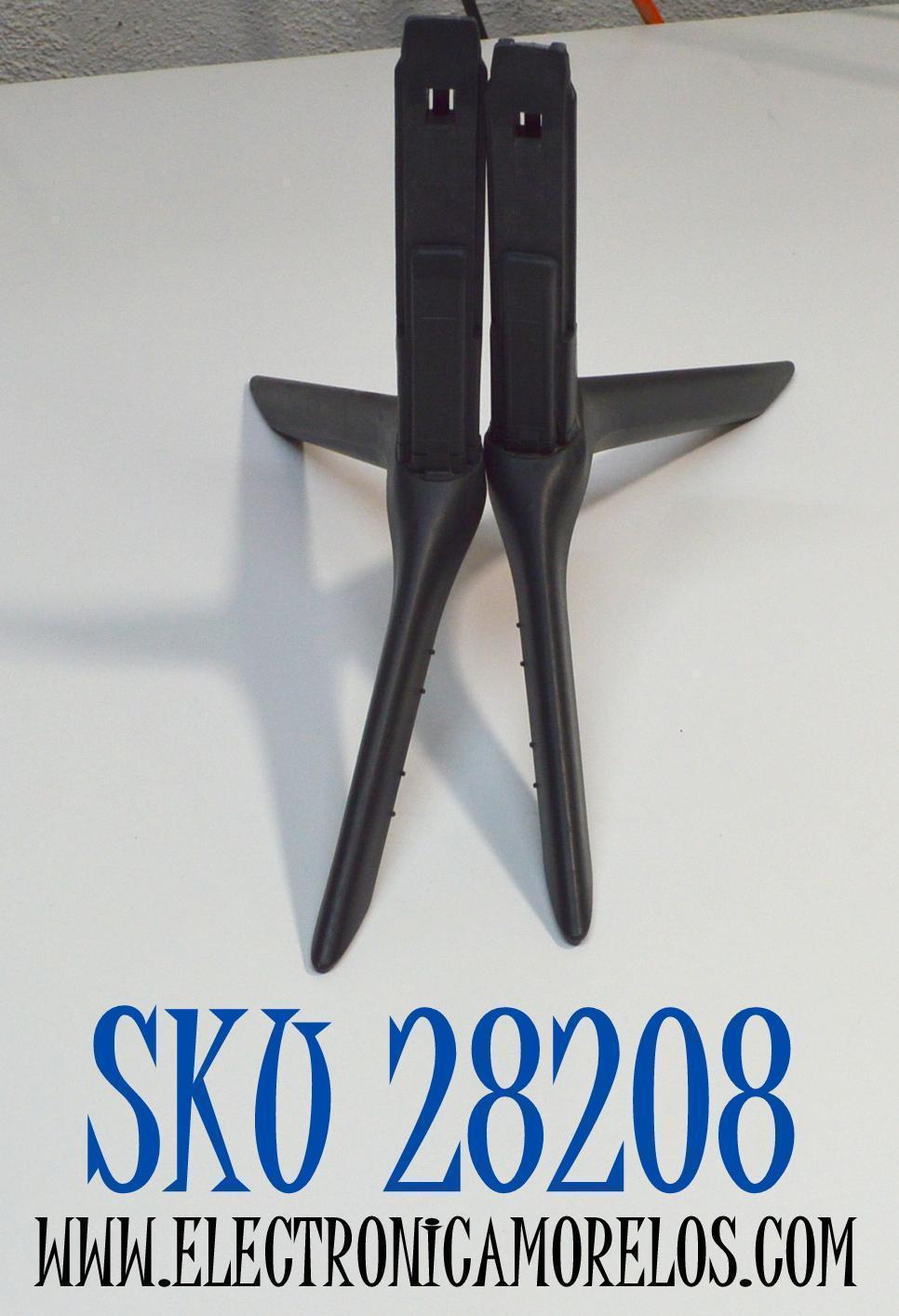 KIT DE BASES ORIGINAL PARA TV SAMSUNG 2 PIEZAS / NUMERO DE PARTE BN63-18574A / BN63-18572A / BN63-18574X001 / BN63-18572X001 / BN63-18574B / BN63-18572B / BN96-50864A / BN96-50865A / MODELO UN75TU8000FXZA / UN75TU8000FXZC