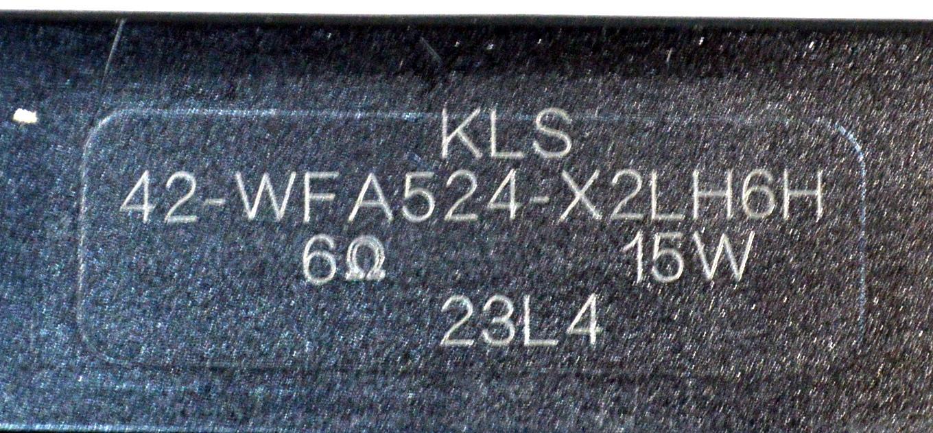 KIT DE BOCINAS ORIGINAL PARA TV PHILIPS 2 PIEZAS / NUMERO DE PARTE 42-WFA524 / 42-WFA524-X2RH6H / 42-WFA524-X2LH6H / MODELO 70PUL7553/F7 - Imagen 3