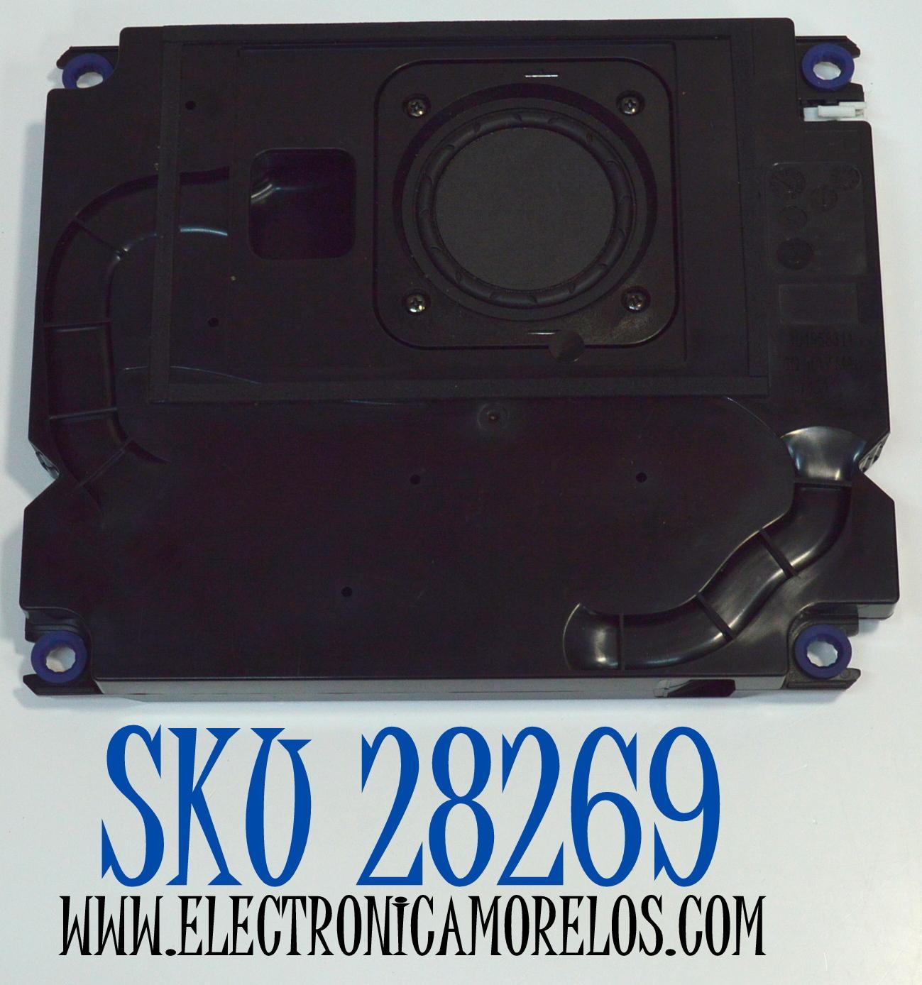 BOCINA ORIGINAL PARA TV SONY 1 PIEZA / NUMERO DE PARTE 101958311 / 145A10 / MODELO K-65XR80C / K-77XR80C