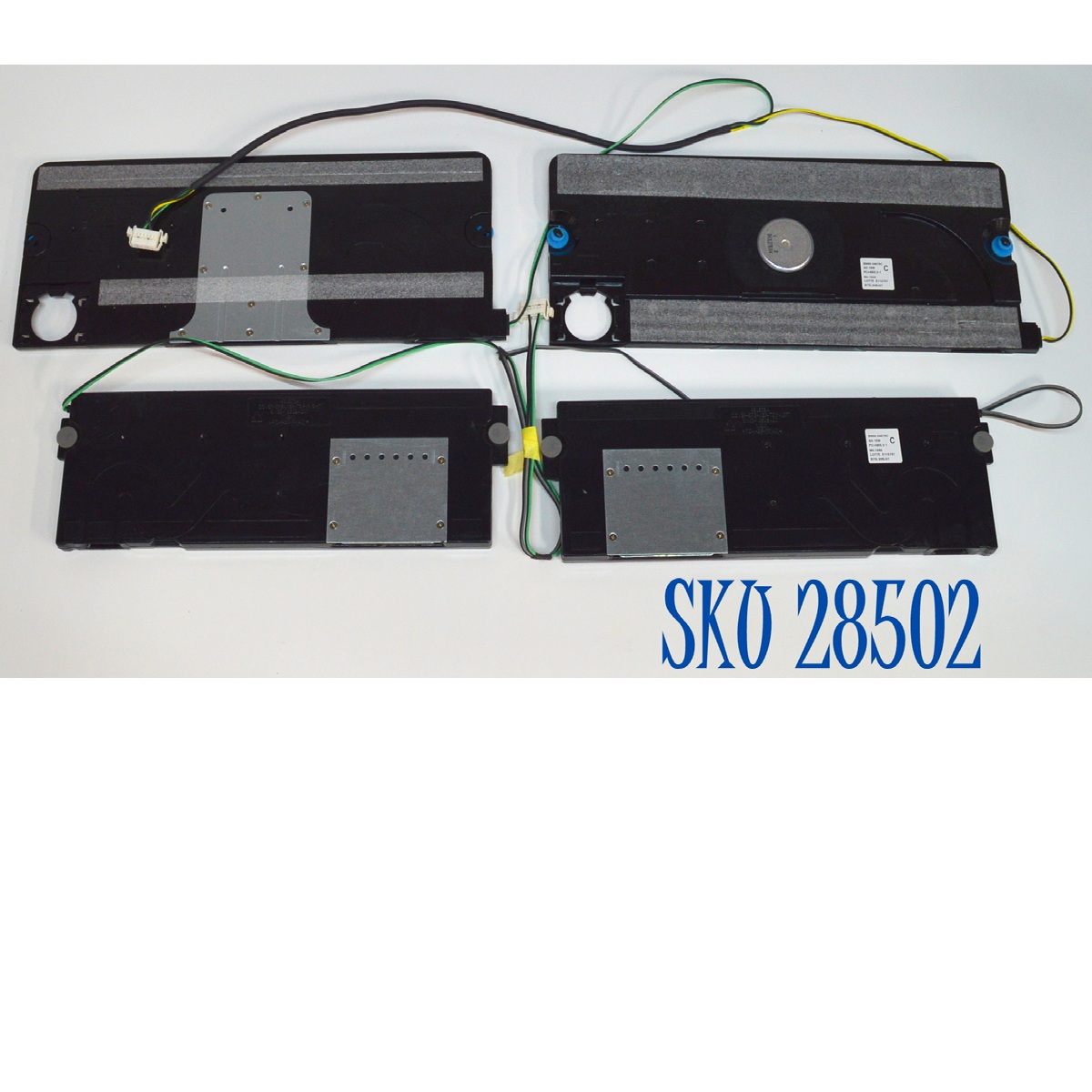 KIT DE BOCINAS ORIGINAL PARA TV SAMSUNG 4 PIEZAS / NUMERO DE PARTE BN96-54679C / BN63-19508A001 / BN63-19503A001 / BN63-19506A001 / BN63-19504A001 / BN63-19501A001 / BN63-19502A001 / BN63-19507-A001 / BN63-19505A001 / MODELO QN75LS03DDFXZA