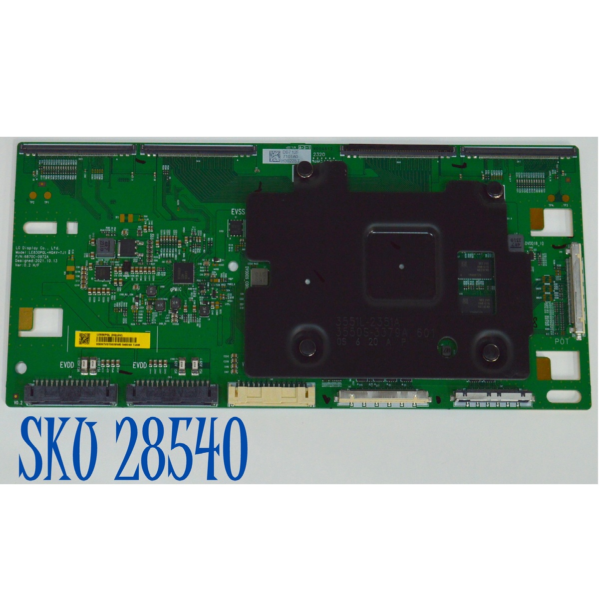 T-CON ORIGINAL PARA TV SAMSUNG / NUMERO DE PARTE 6871L-7101A / 6870C-0972A / LE830PQL (HQ)(AV) / LE830PQL-HQAV-TJ1 / 7101A / PANEL CY-AC083FLXV3H / MODELO QN83S90CDEXZA / QN83S90CDEXZA WA01