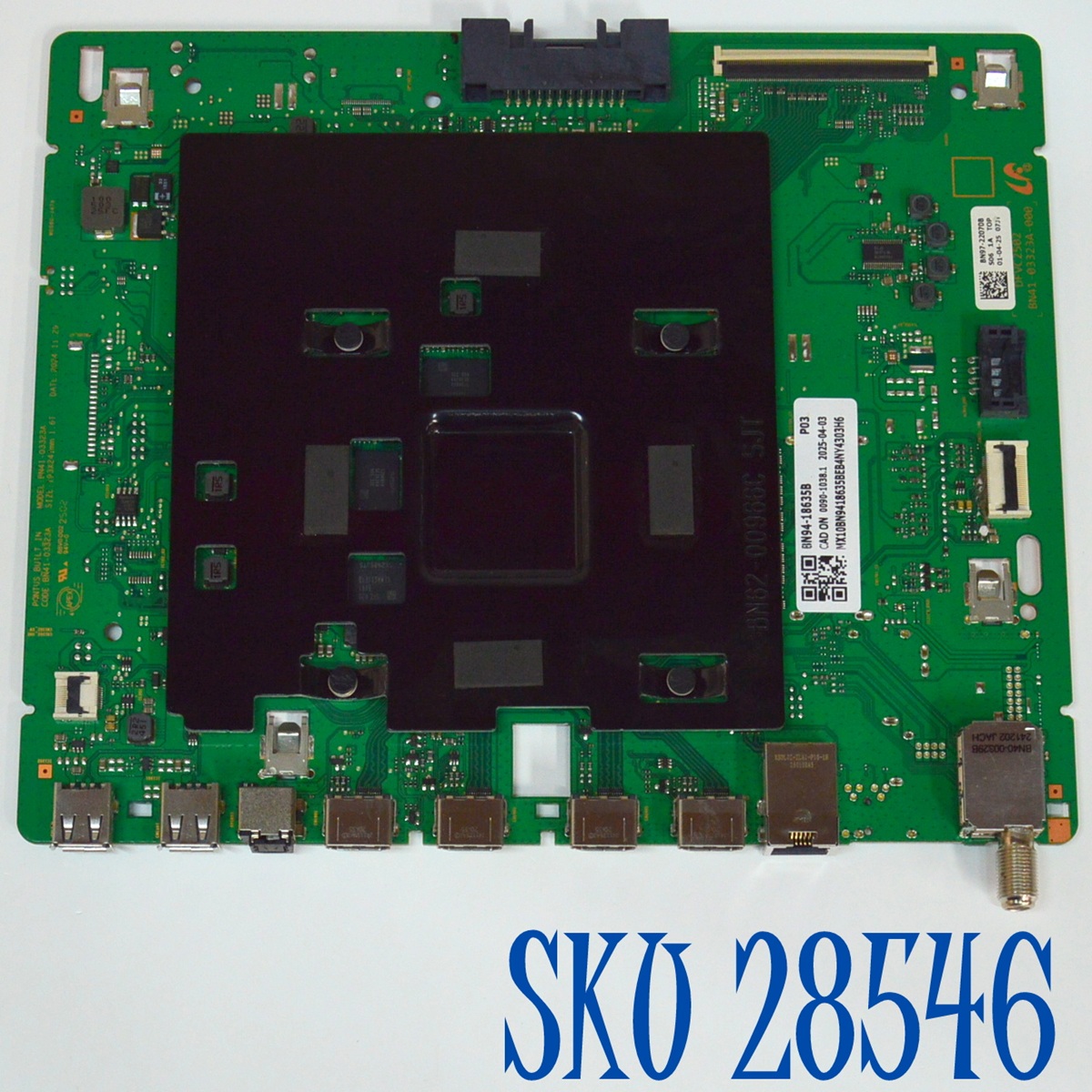 MAIN ORIGINAL PARA TV SAMSUNG QLED 4K UHD HDR SMART TV / NUMERO DE PARTE BN94-18635B / BN41-03323A / BN41-03323 / BN41-03323A-000 / DFVC2502 / BN97-22070B / BN9418635B / PANEL CY-QF055RGAV1H / DISPLAY T550QVN07.Y / BN96-60290A / MODELO QN55Q8FDAFXZA AD01