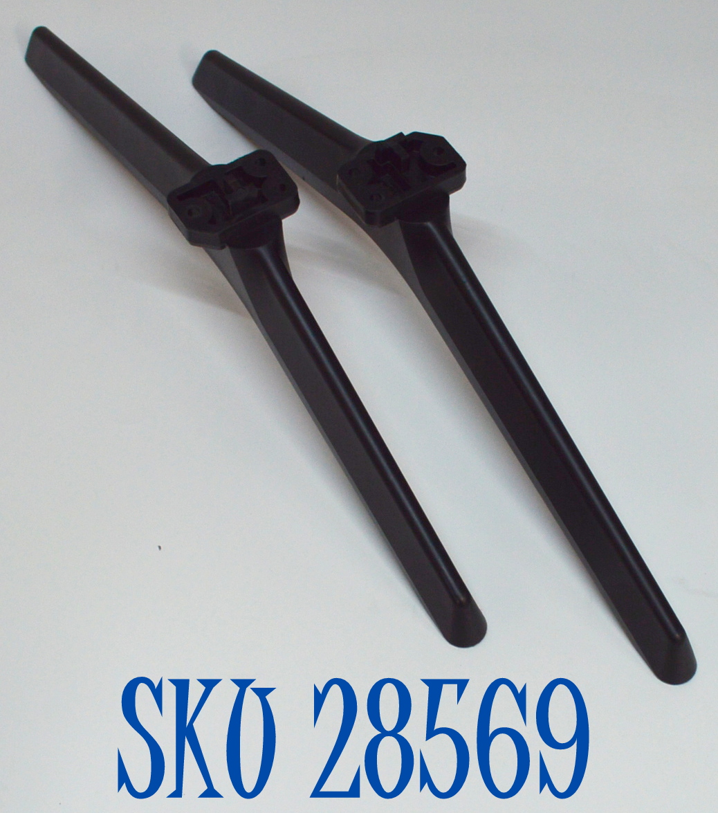 KIT DE BASES ORIGINAL PARA TV HISENSE 2 PIEZAS / NUMERO DE PARTE 6.179.52050 / PA6-GF50