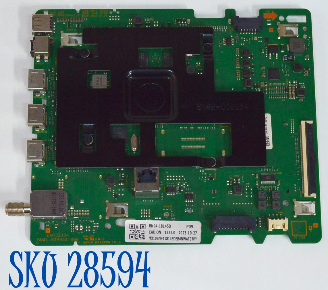 MAIN ORIGINAL PARA TV SAMSUNG 4K UHD HDR SMART TV / NUMERO DE PARTE BN94-18145D / BN41-02992A / BN41-02992 / EAPJ2334 / BN41-02992A-000 / BN97-20933H / BN9418145D / PANEL CY-BC075HGSV1H / DISPLAY JR745R3HA4K / MODELO UN75CU7000FXZX / UN75CU7000FXZX UE06