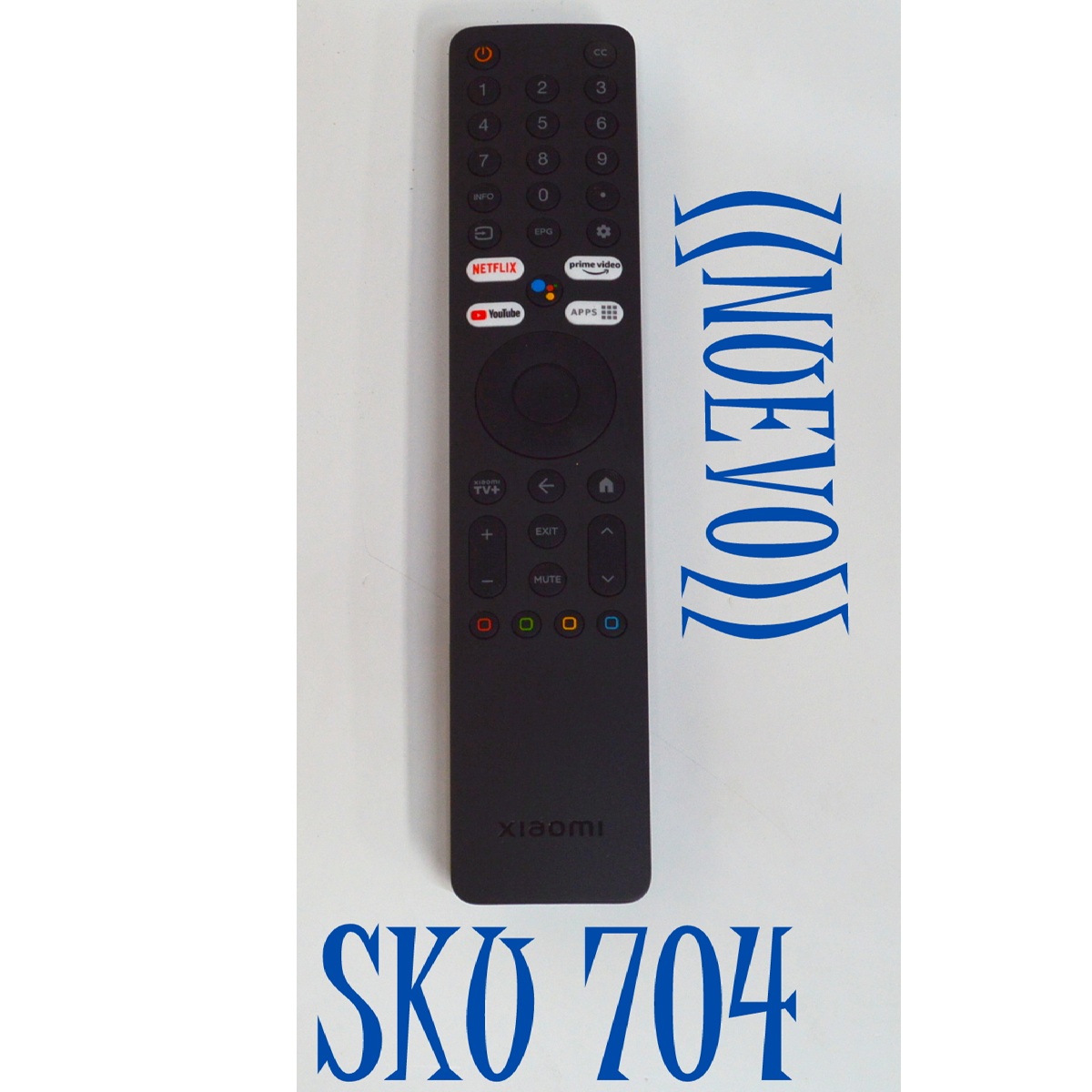 CONTROL REMOTO ORIGINAL NUEVO PARA TV XIAOMI / GOOGLE TV / CON COMANDO DE VOZ / NUMERO DE PARTE XMRM-ML / 2AIMRMITVXMRMML / 25940-MITVXMRMML / SRC-4018 / D79C100256AC6 / 00128/054042701915 / MODELO L50M8-A2LA / L50M8A2LA