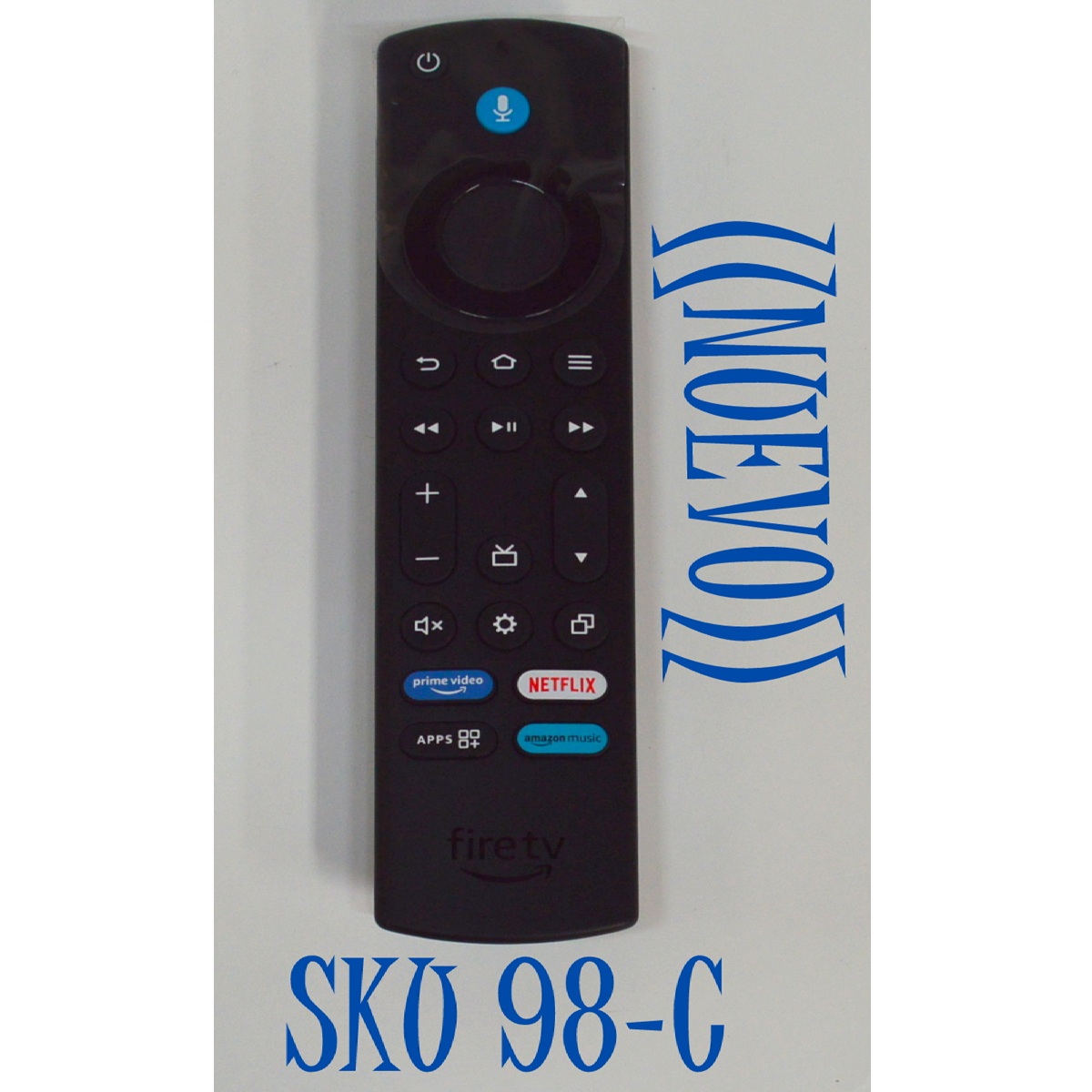 CONTROL REMOTO ORIGINAL NUEVO PARA TV FIRE TV / CON COMANDO DE VOZ / NUMERO DE PARTE K7Q3MT / 201-220727 / G0G2M/J01449/703XP / 2A4DH-8726 / 24273-8726