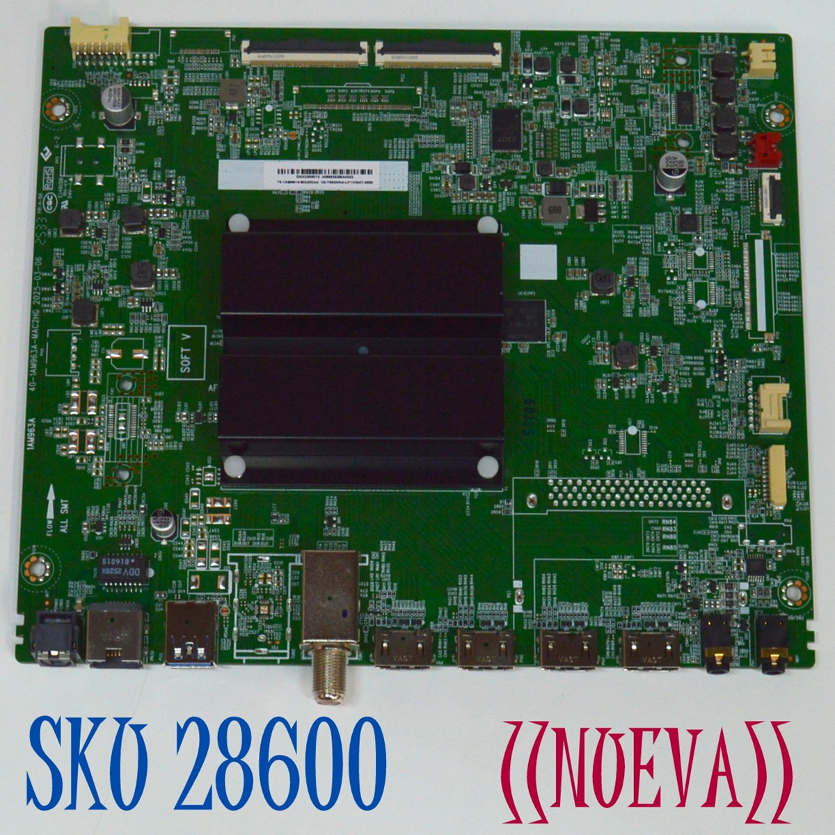 MAIN ORIGINAL PARA TV / NUMERO DE PARTE T8-1AM9615-MA200AA / 40-1AM963A-MAC2HG / 1AM963A / V8-T963NNA-LF1V3047.9558