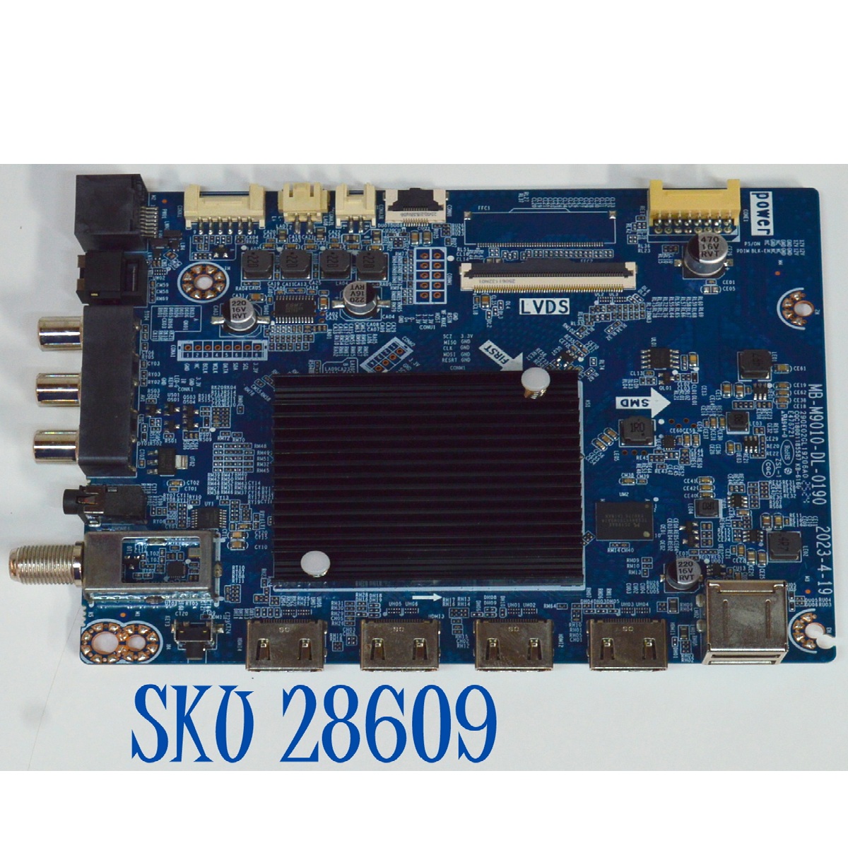 MAIN ORIGINAL PARA TV JVC 4K UHD HDR ROKU TV / NUMERO DE PARTE MB-M9010-DL-0190 / MBA-RKM9010-UC-TC / CQC18001185587 / 290E2GL19206A0 / PANEL C600Y24-N9 / DISPLAY HV600QUB-F70 / MODELO SI60URF