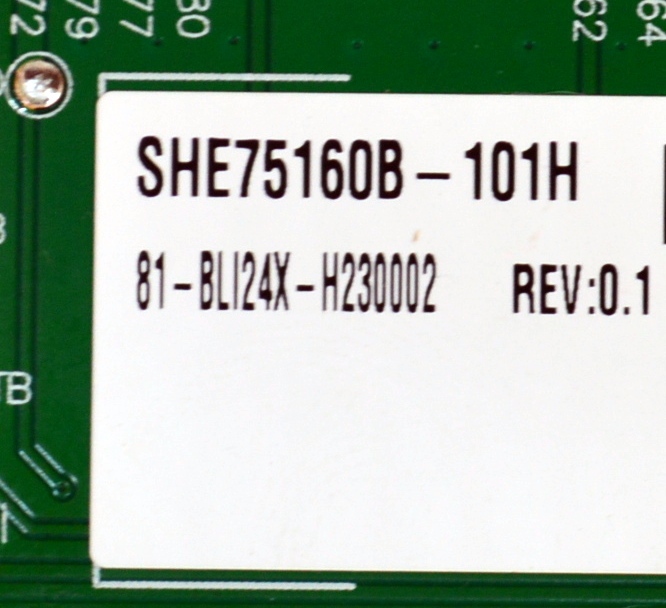 LED DRIVER ORIGINAL NUEVA PARA TV ROKU / NUMERO DE PARTE 81-BLI24X-H230002 / SHE75160B-101H / DLBT189 / CQC13001102229 / MODELO 75R6CX - Imagen 3
