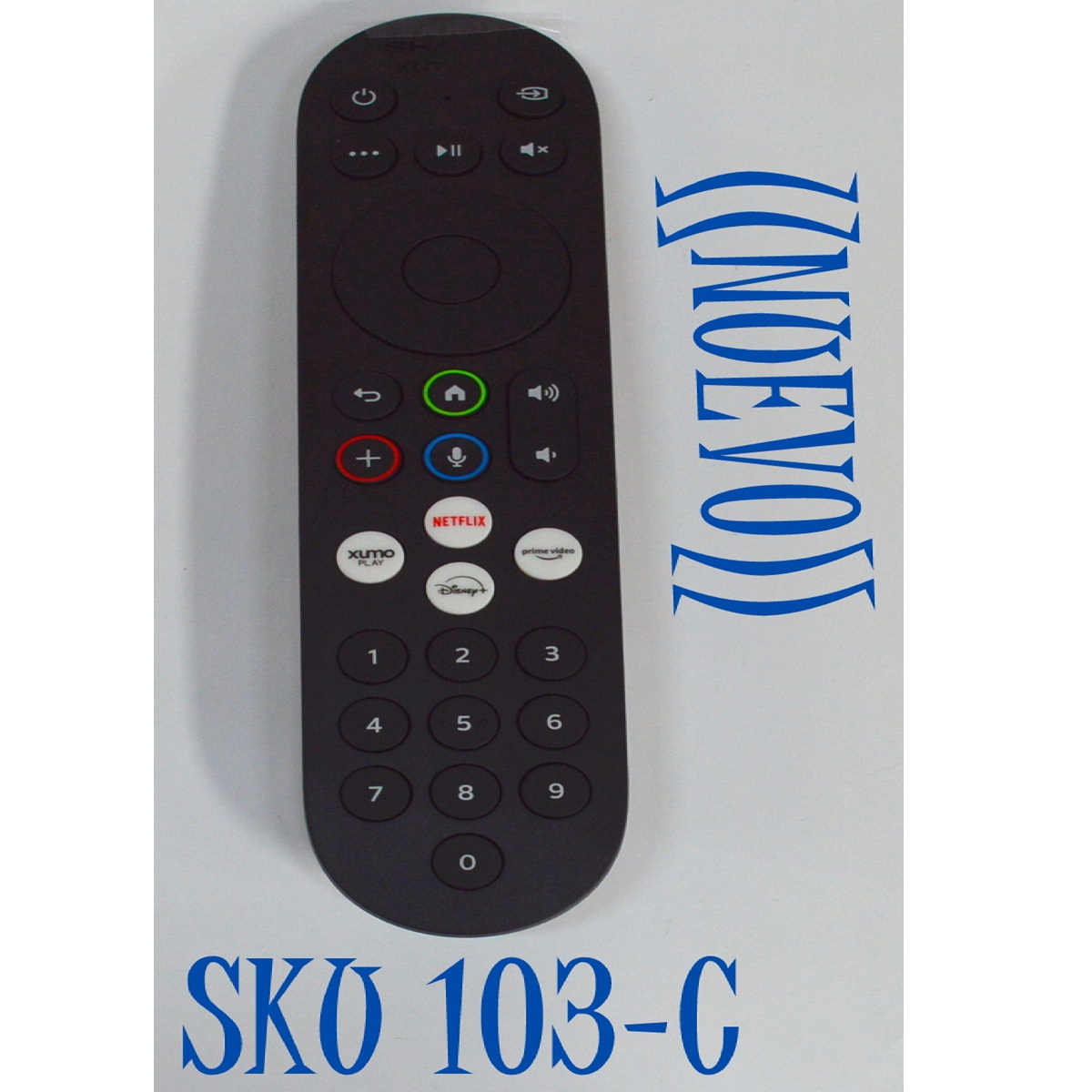 CONTROL REMOTO ORIGINAL NUEVO PARA TV SHARP XUMO TV / CON COMANDO DE VOZ / NUMERO DE PARTE R31168A00-00006 / PR3-UQ / MG3-R31168 / 2575A-R31168 / P23128-C04 / 06-XSPD30-LL001