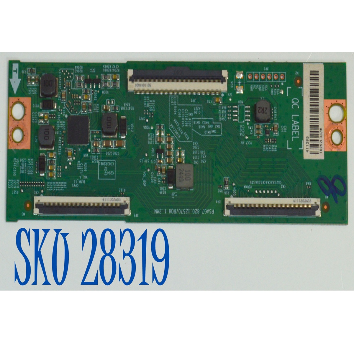 T-CON ORIGINAL PARA TV HISENSE / NUMERO DE PARTE 411295 / RSAG7.820.12570/ROH / 492Z257-4 / PANEL JHD425Y1U01 / DISPLAY V430DJ1-Q01 REV.D2 / MODELO 43QD6QV / 43A6NV / 43QD65QV