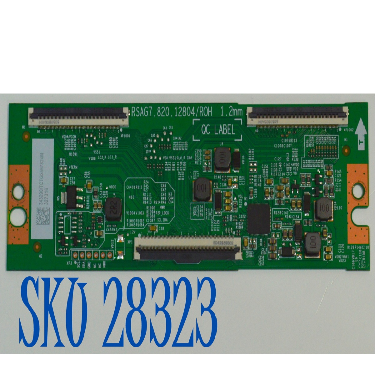 T-CON ORIGINAL PARA TV HISENSE / NUMERO DE PARTE 343290 / RSAG7.820.12804/ROH / 327316 / H41802PNS89A4 / PANEL HD550K1U71-T0L5\ROH / DISPLAY HF550QUB-F21 REV.2.0 / MODELO 55QD65QV / 55QD6QV / 55Q60QUV