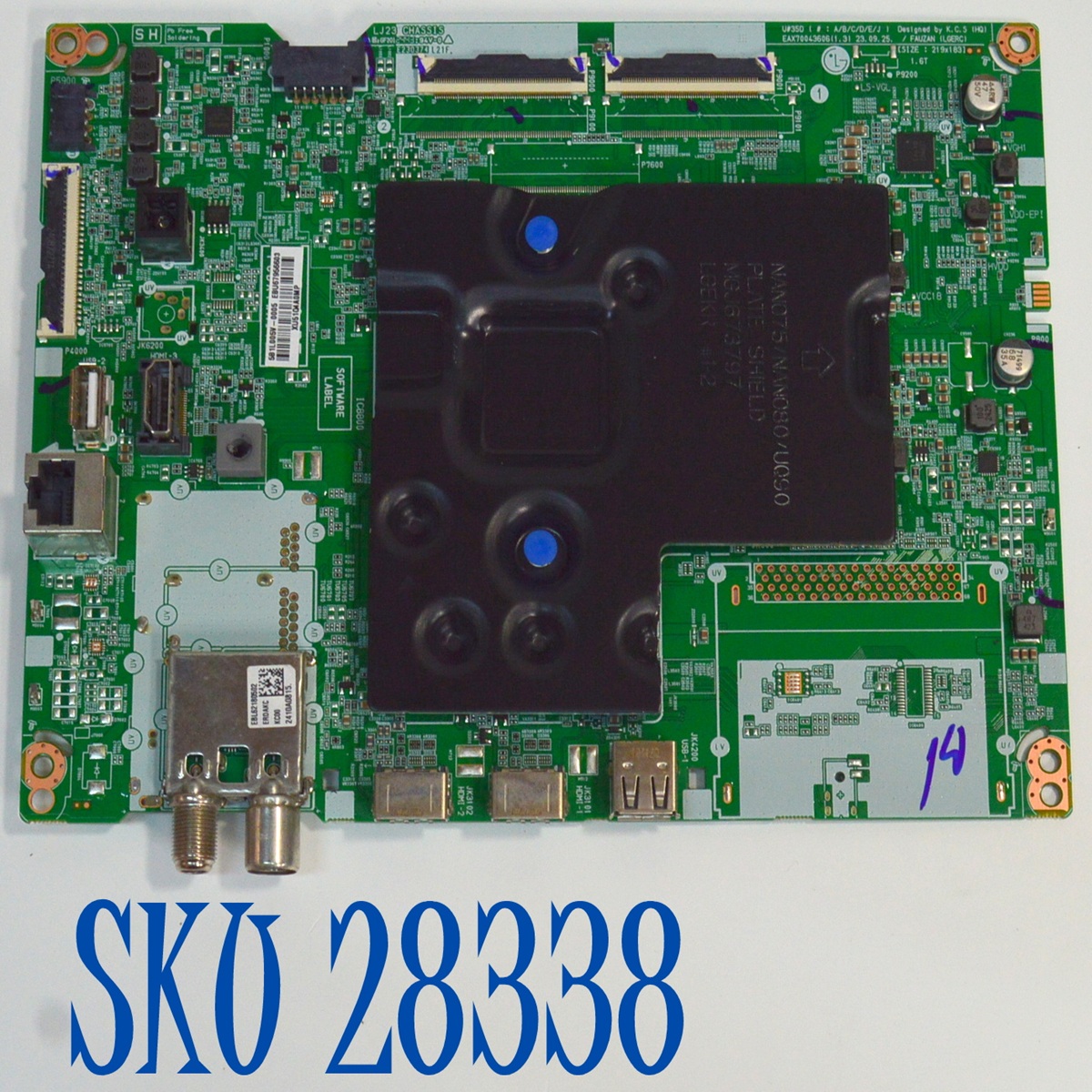 MAIN ORIGINAL PARA TV LG 4K UHD HDR SMART TV / NUMERO DE PARTE EBU67956603 / EAX70043606 / EAX70043606(1.3) / 67956603 / PANEL NC550TQG-AAKHJ / DISPLAY LC550EQC (SP)(A5) / MODELO 55UR7800PSB / 55UR7800PSB.BWMWLJM
