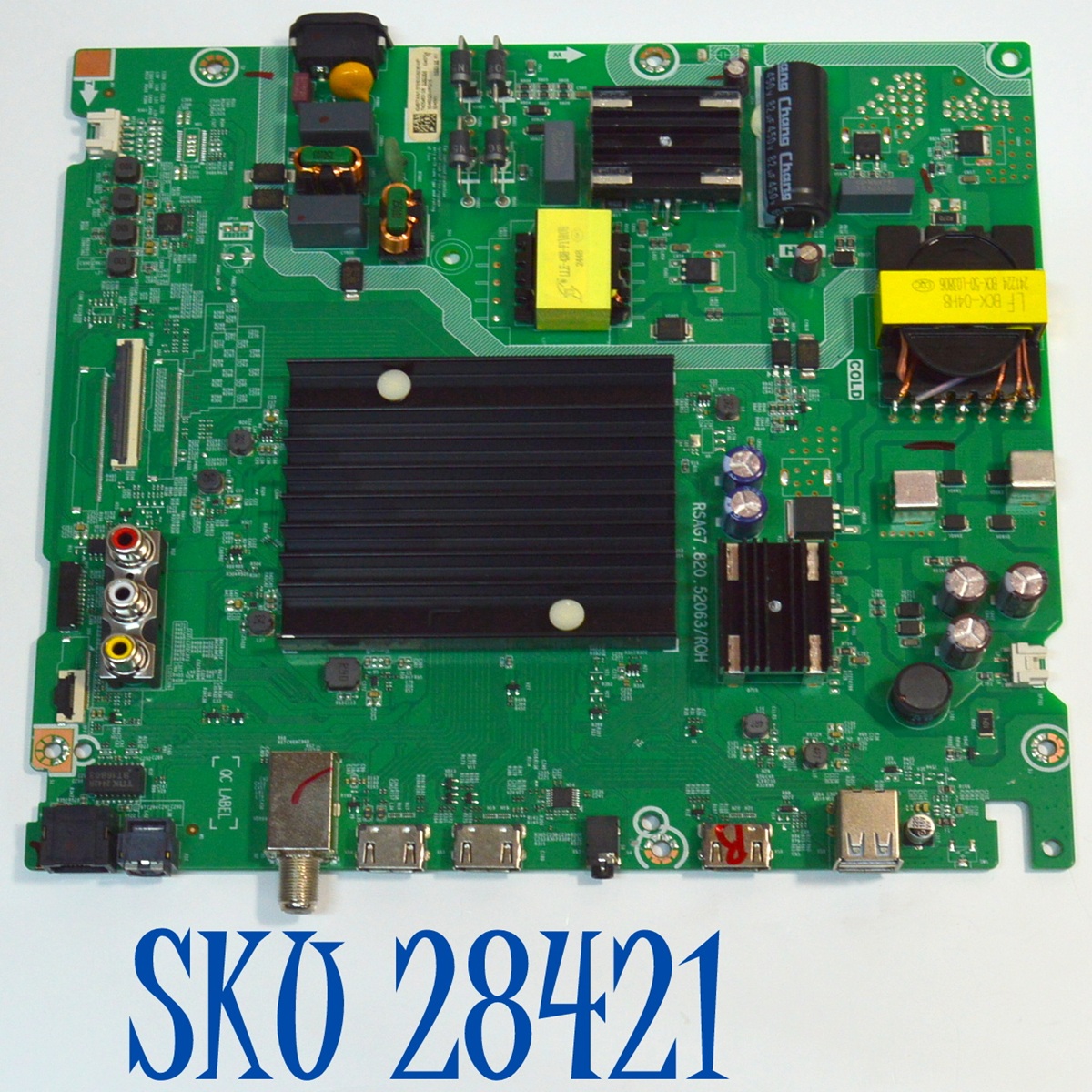 MAIN FUENTE COMBO ORIGINAL PARA TV HISENSE 4K UHD HDR VIDAA / NUMERO DE PARTE 424877 / RSAG7.820.52063/ROH / 424875 / 50A50QSV/P0215 / G25035R / PANEL JHD500H1U92-T0L1K3\ROH / DISPLAY CV500U5-L04 REV:02 / MODELO 50A5NV / 50A5NV 50A50QSV - Imagen 1